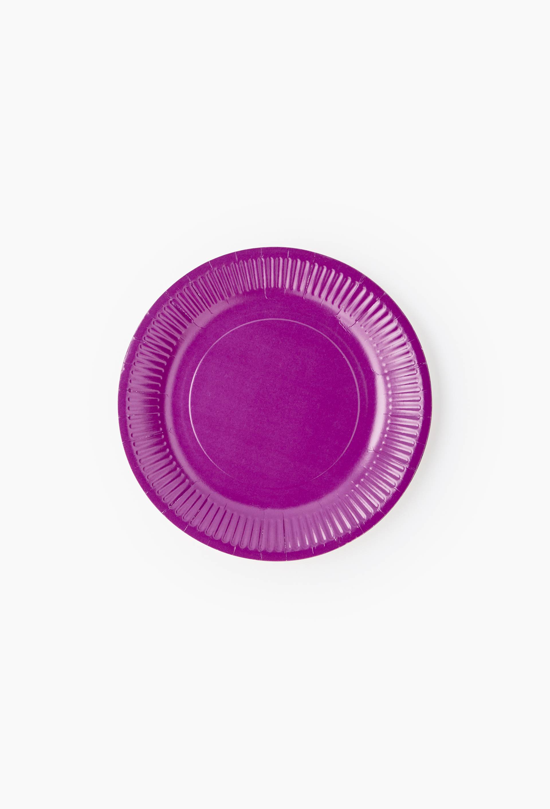 20 assiettes en carton couleur unie, 23cm, , large image number 0