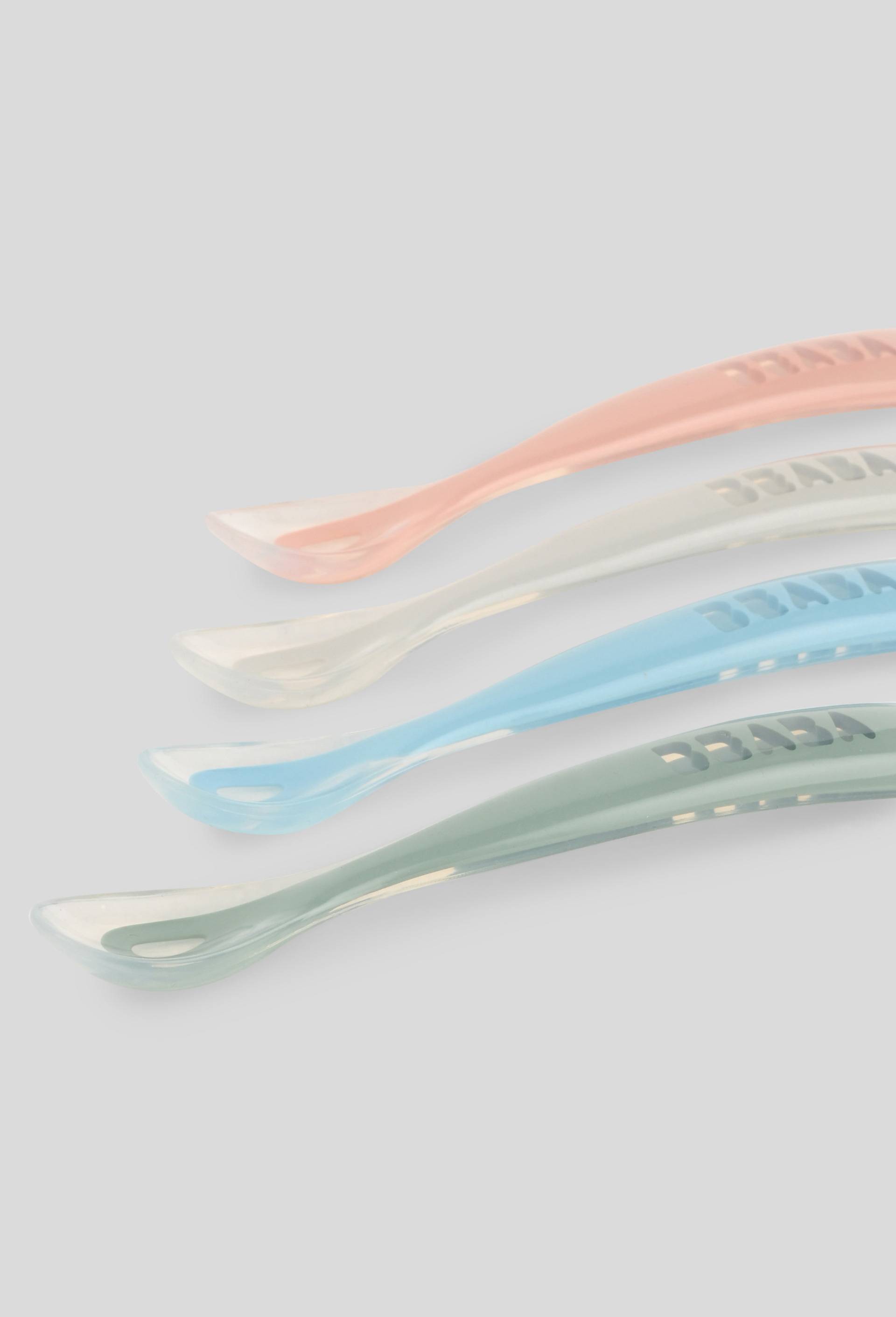 BEABA - Lot de 4 cuilleres 1er âge