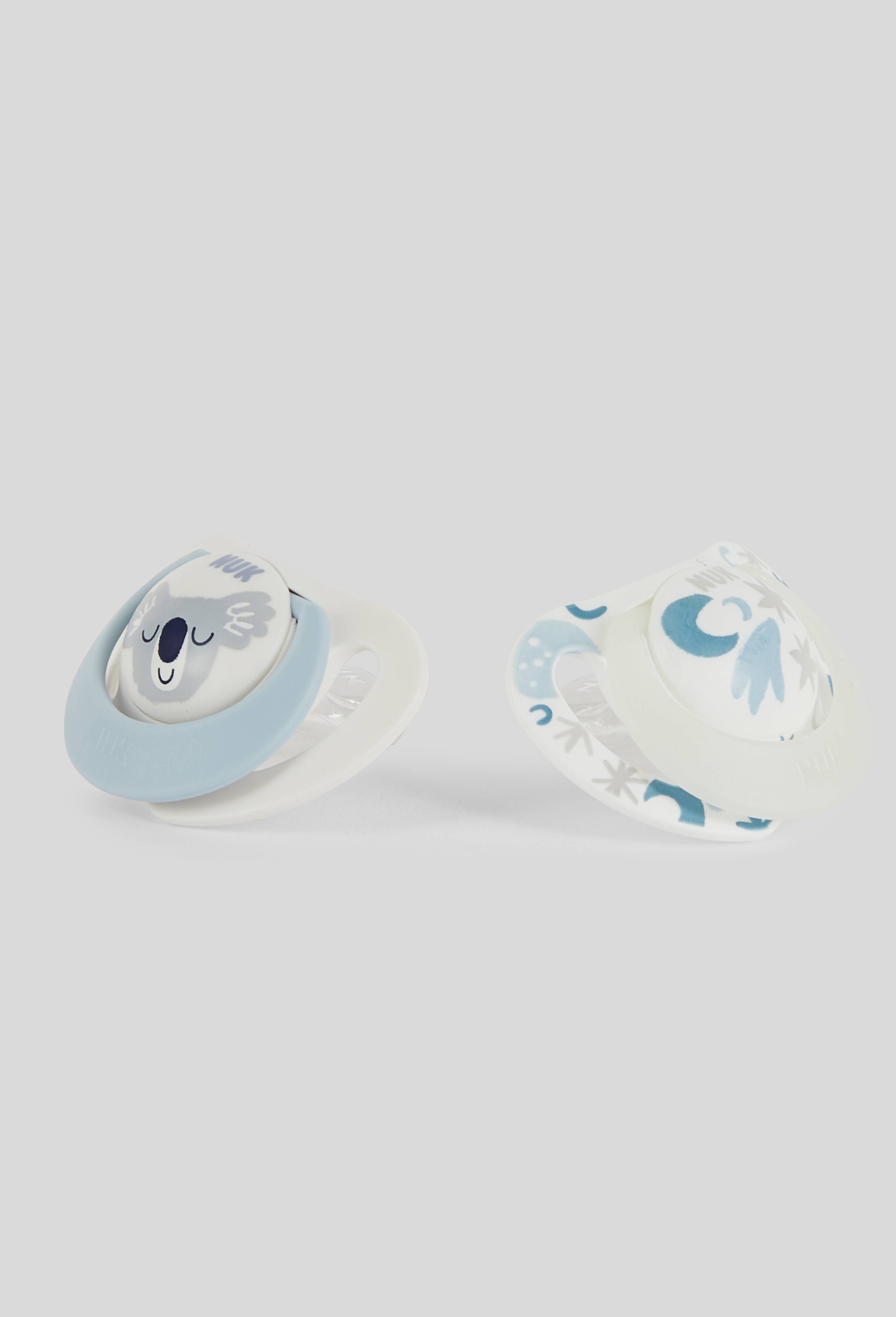 Lot de 2 sucettes, Bleu fonc&eacute;, large image number 0