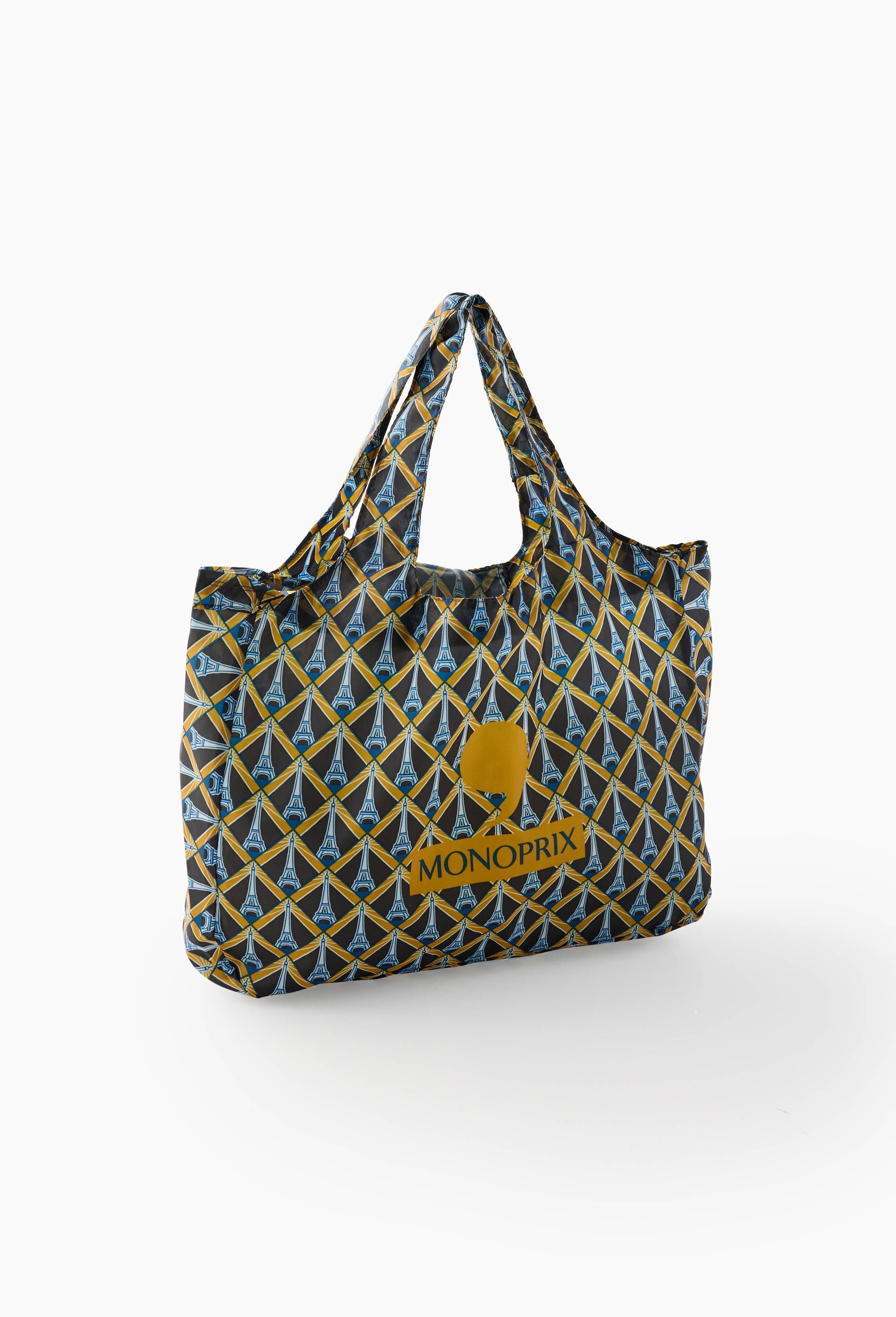 Sac shopping pliable Tour Eiffel, en polyester recycl&eacute;, , large image number 0