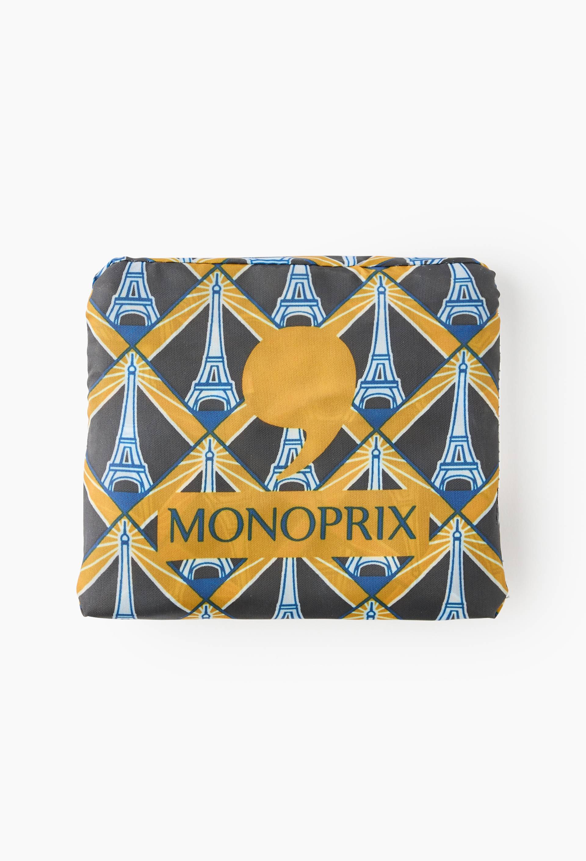 Sac shopping pliable Tour Eiffel, en polyester recyclé MONOPRIX