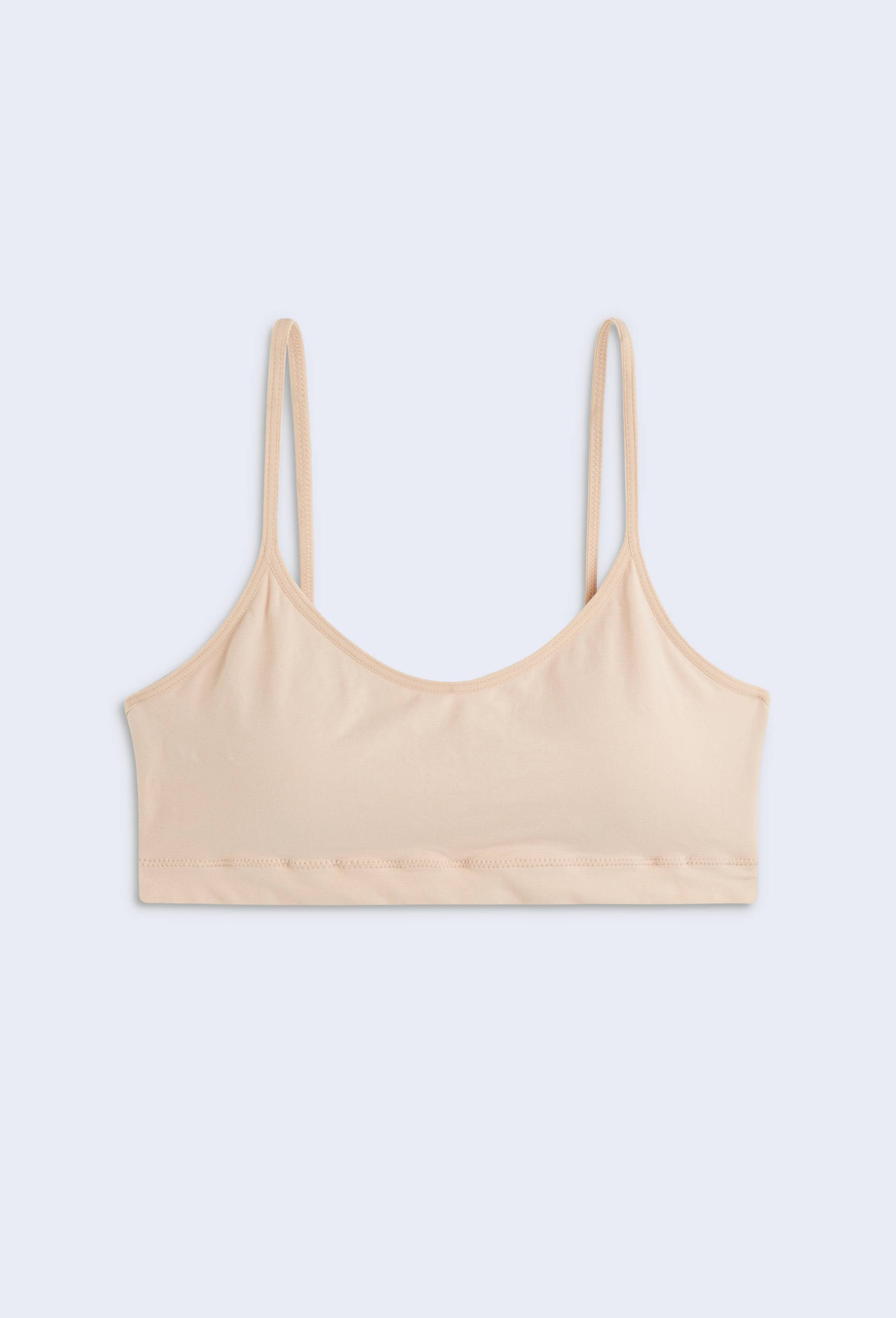 Brassière sans coutures avec coques amovibles et agrafage dos, Rose clair, large image number 3