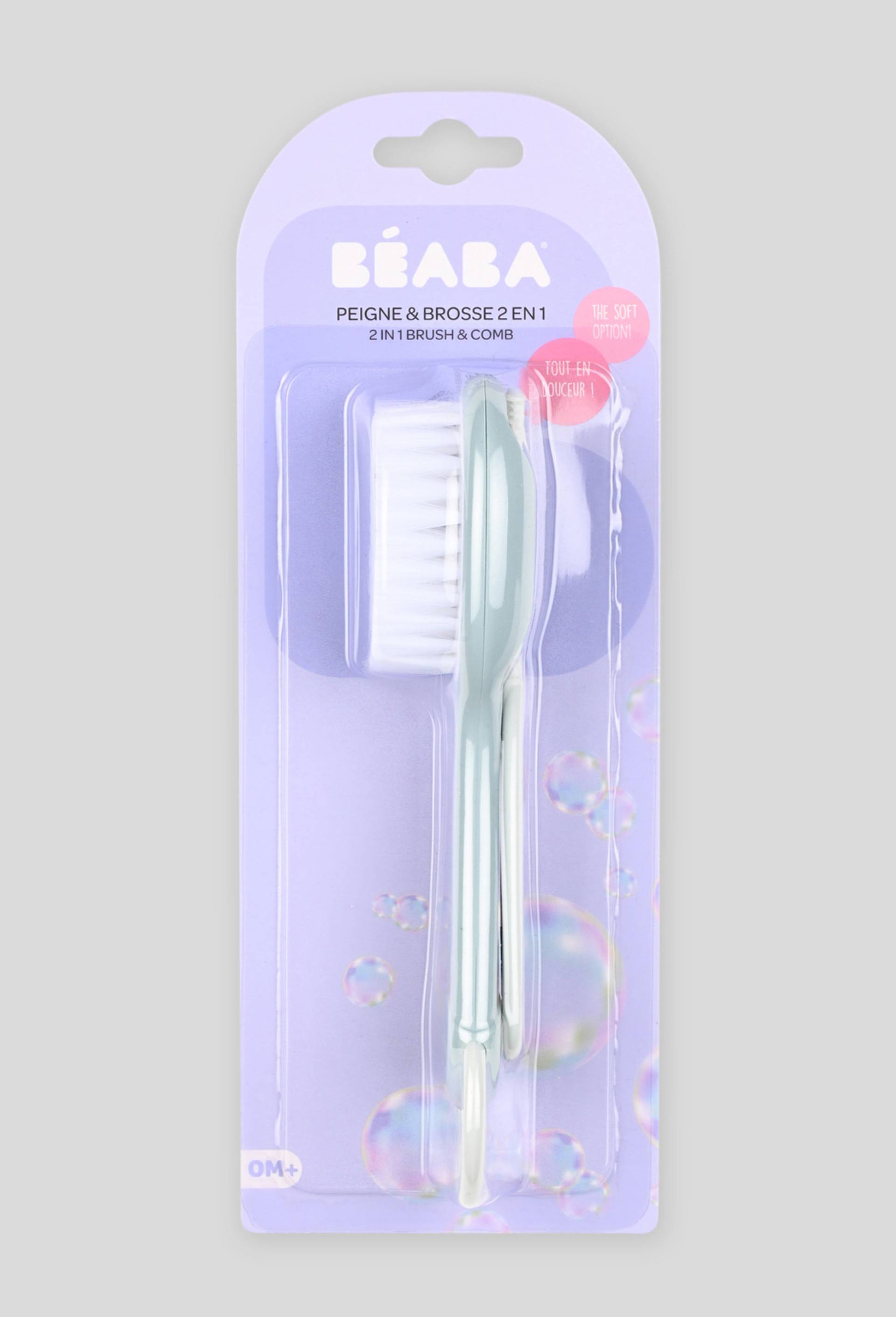 Set pour b&eacute;b&eacute; brosse et peigne, Bleu fonc&eacute;, large image number 2