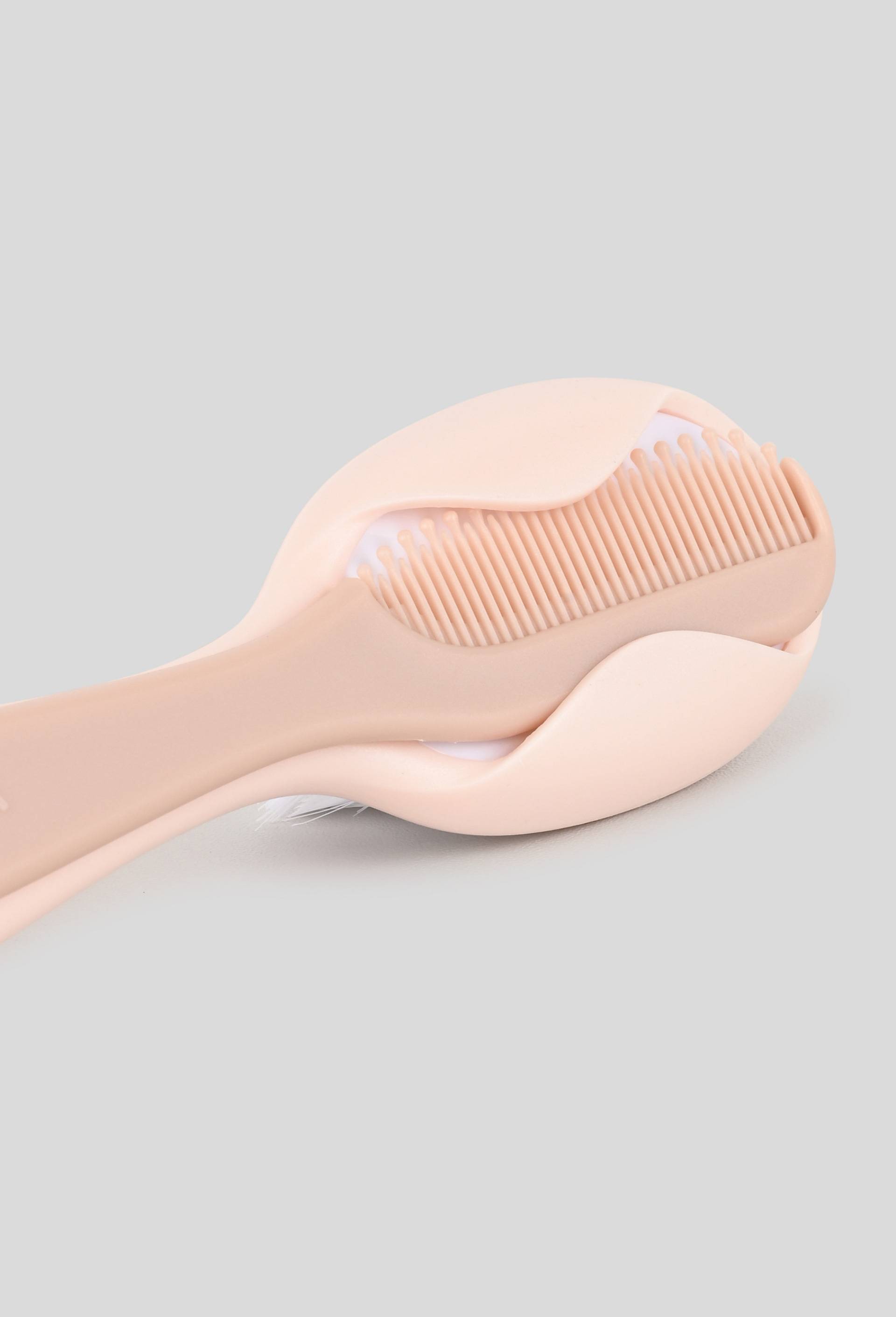 Set pour bébé brosse et peigne, Ecru, large image number 1.0