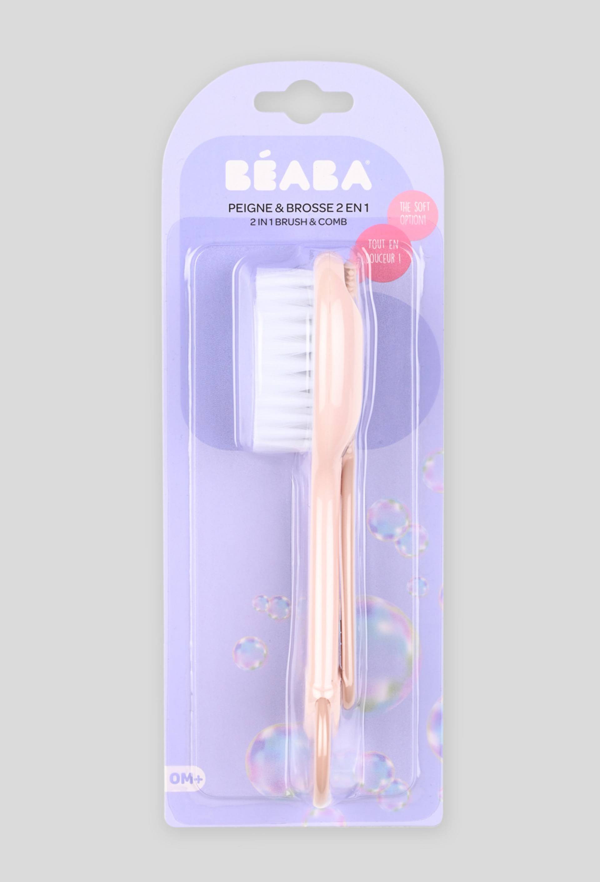 Set pour bébé brosse et peigne, Ecru, large image number 2.0