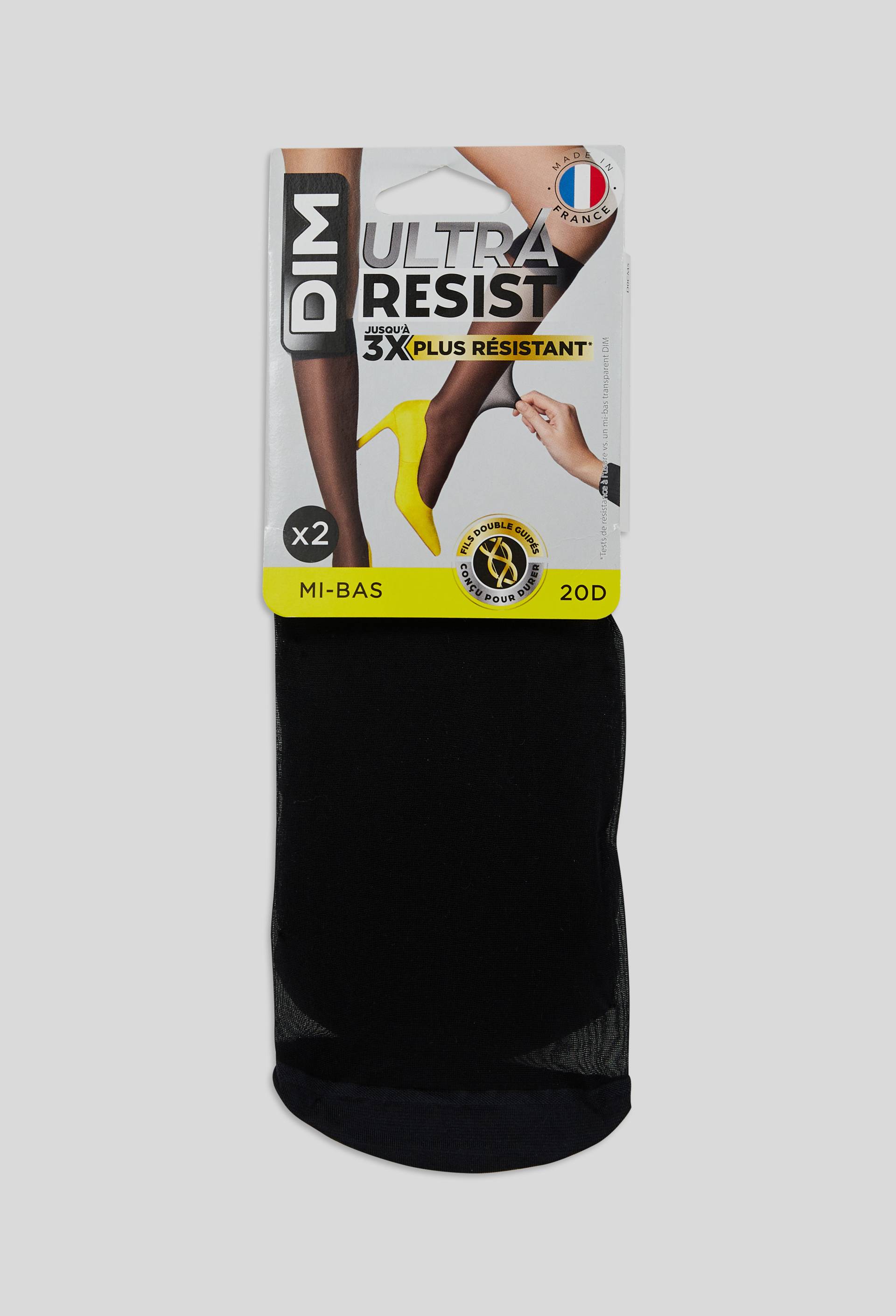 Collant ULTRA RESIST DIM, certifi&eacute; OEKO-TEX, Noir, large image number 0