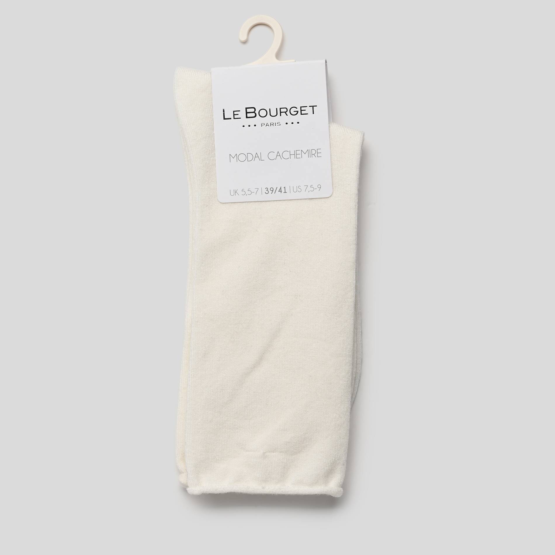 Paire de chaussettes contenant du cachemire Le Bourget, Blanc, large image number 0.0