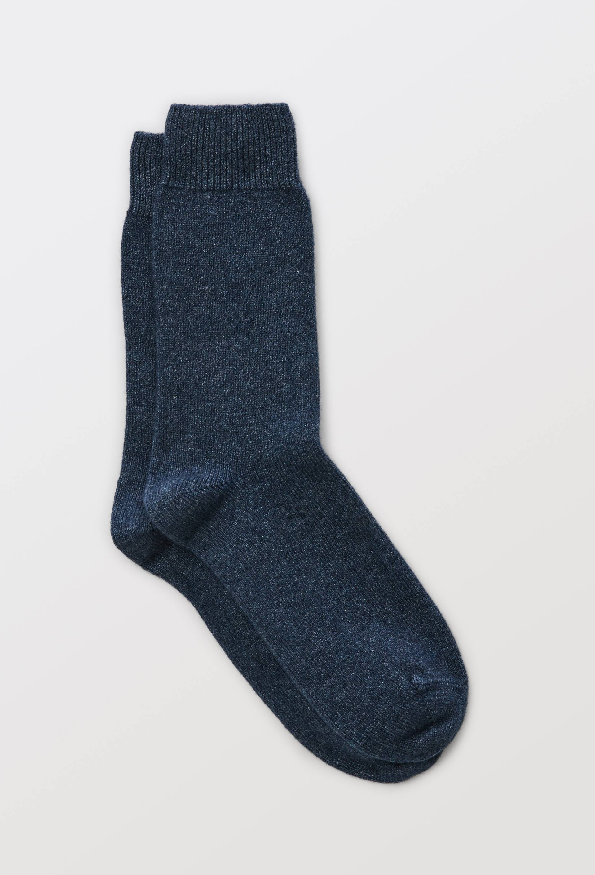 Paire de chaussettes contenant du cachemire Dor&eacute; Dor&eacute;, Bleu fonc&eacute;, swatch image
