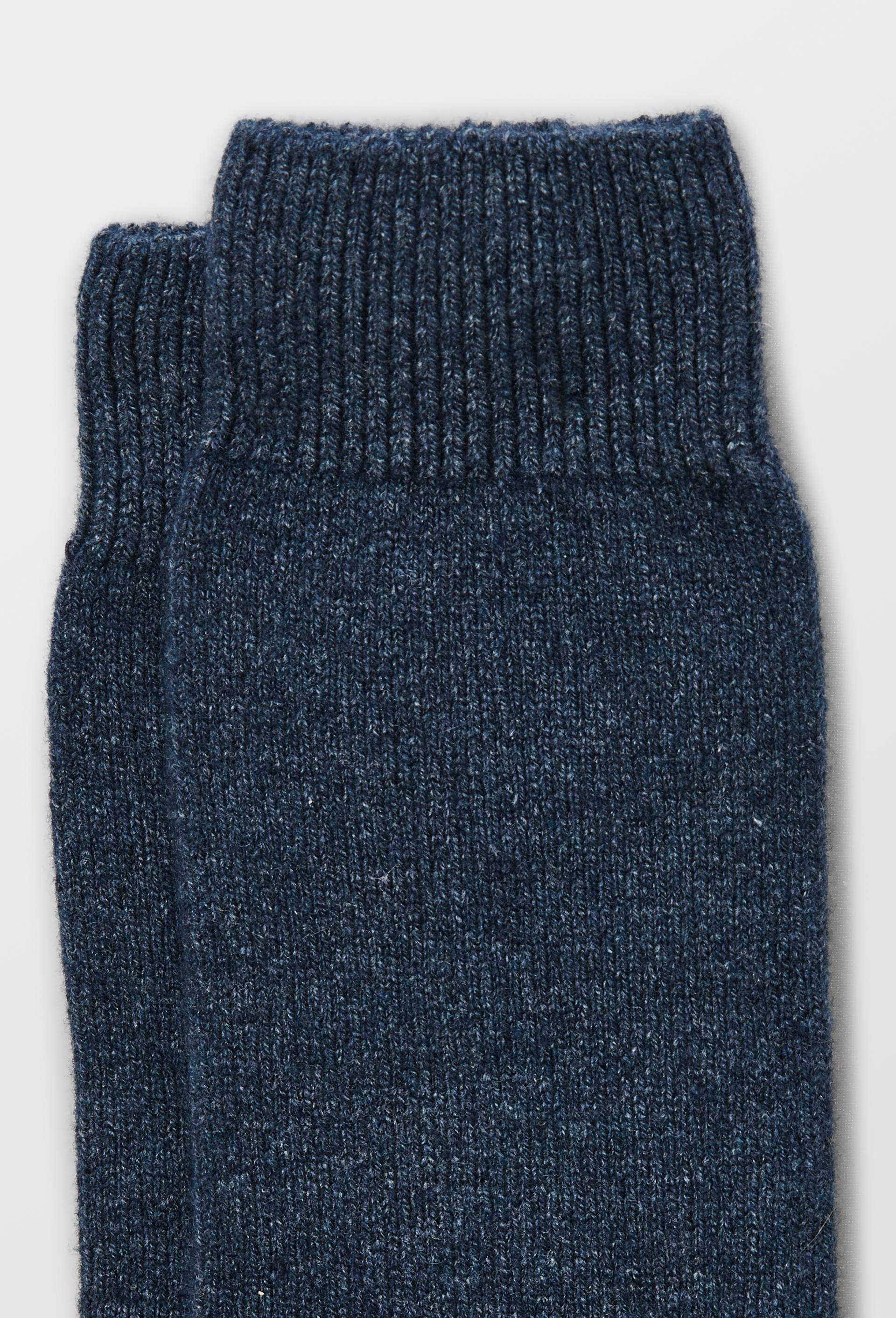Paire de chaussettes contenant du cachemire Dor&eacute; Dor&eacute;, Bleu fonc&eacute;, large image number 1
