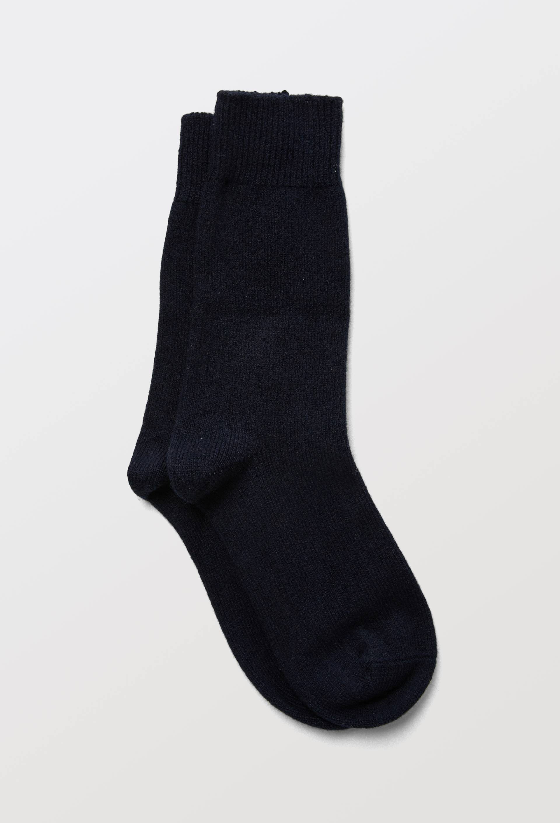 Paire de chaussettes contenant du cachemire Dor&eacute; Dor&eacute;, Bleu fonc&eacute;, large image number 3.0
