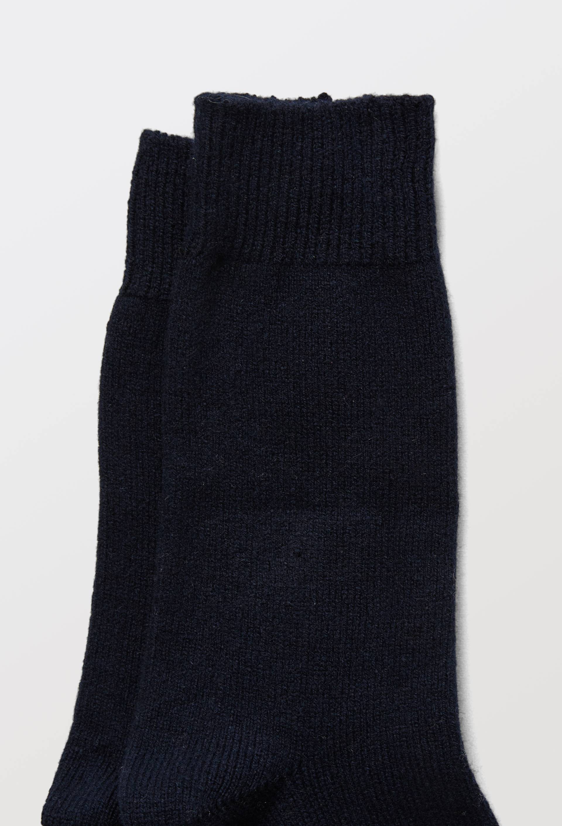 Paire de chaussettes contenant du cachemire Dor&eacute; Dor&eacute;, Bleu fonc&eacute;, large image number 4