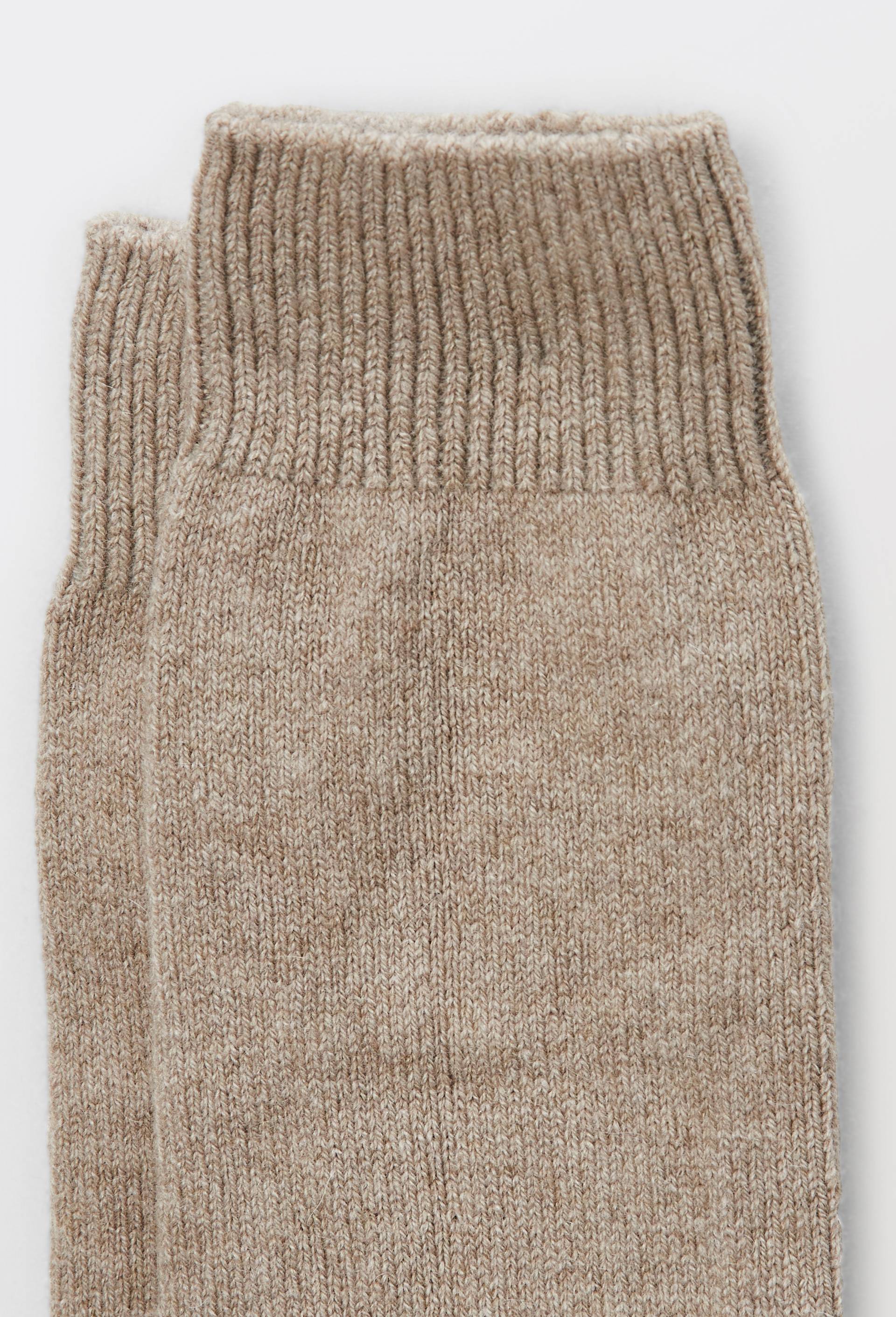 Paire de chaussettes contenant du cachemire Dor&eacute; Dor&eacute;, Brun clair, large image number 1