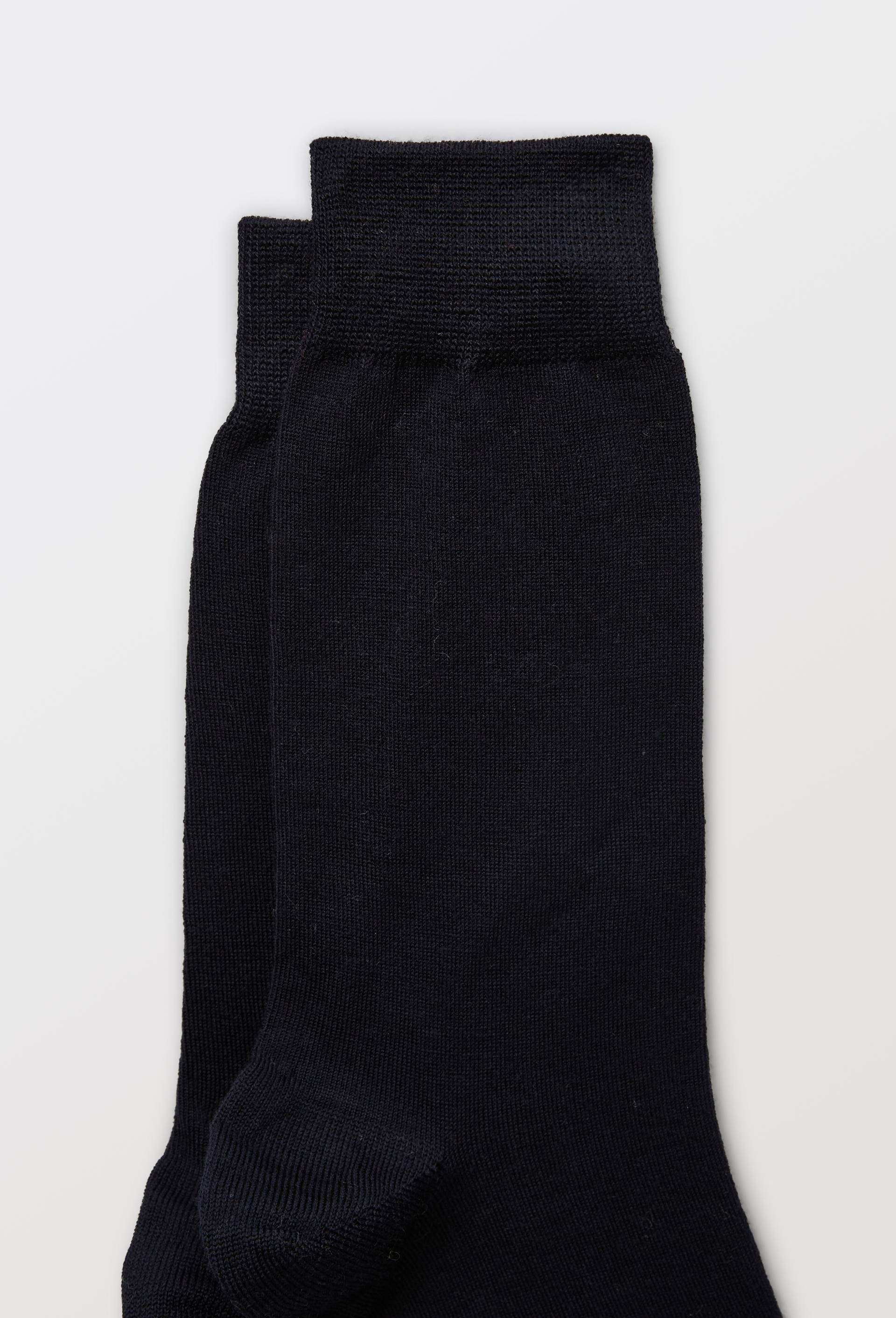 Paire de chaussettes contenant de la laine Dor&eacute; Dor&eacute;, Bleu fonc&eacute;, large image number 2.0