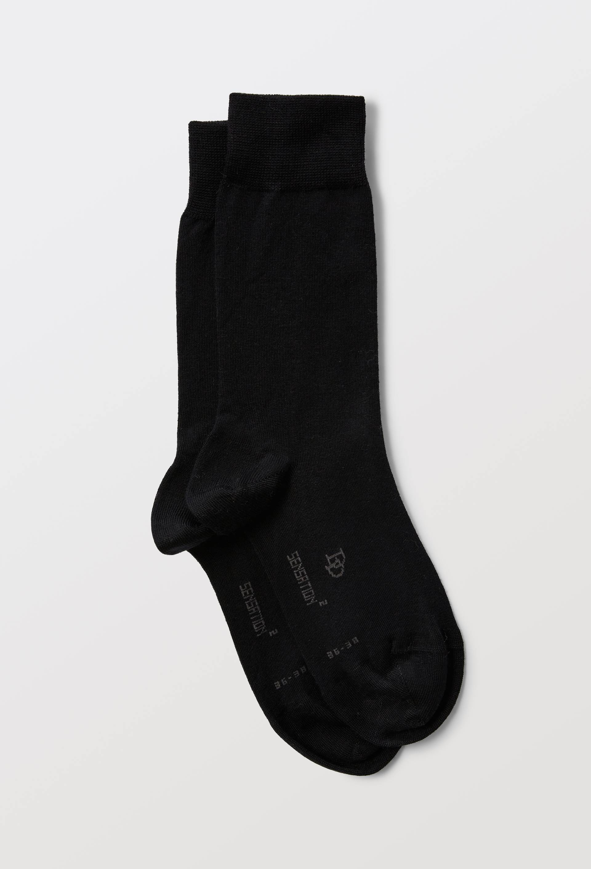 Paire de chaussettes contenant de la laine Dor&eacute; Dor&eacute;, Noir, large image number 3.0
