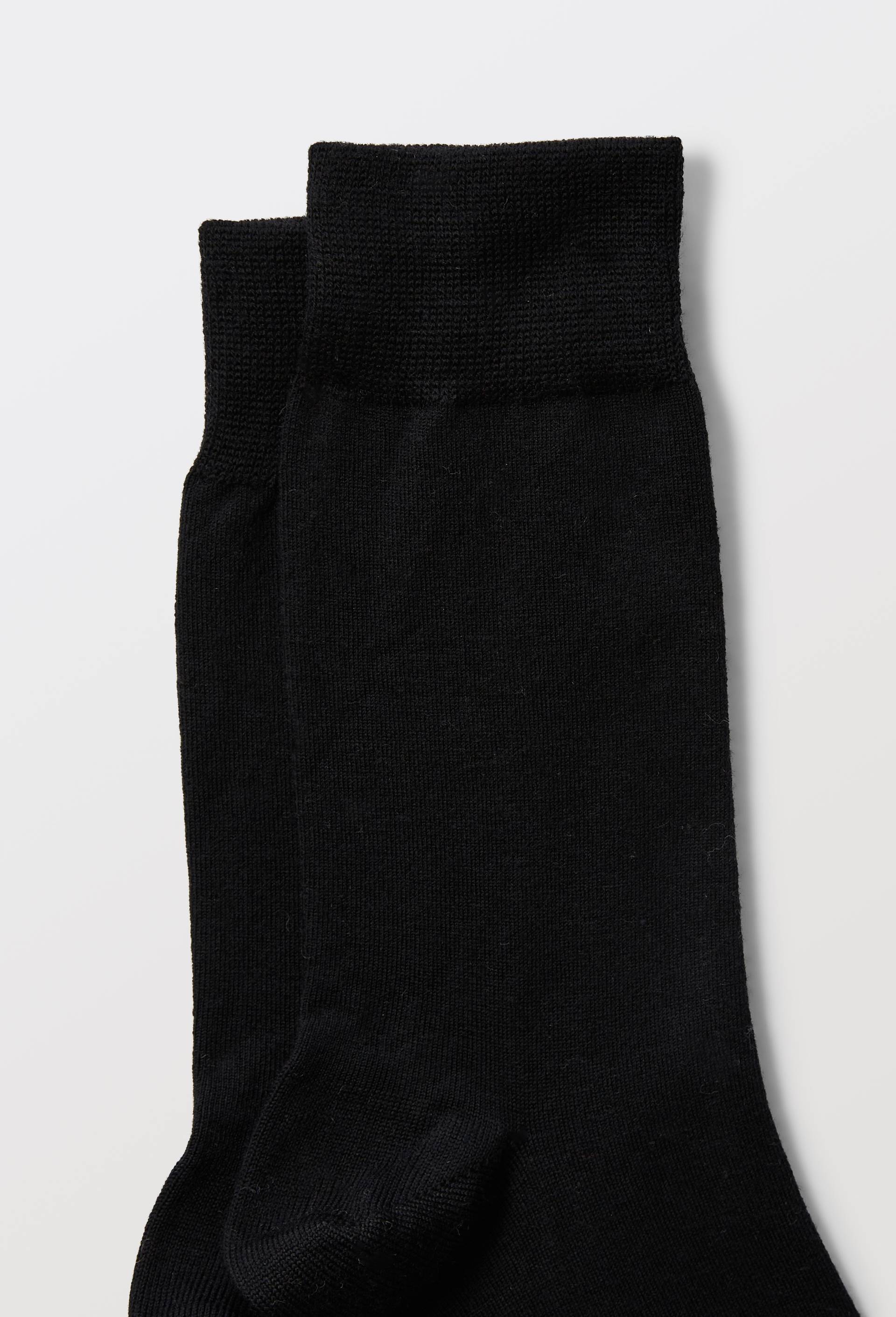 Paire de chaussettes contenant de la laine Dor&eacute; Dor&eacute;, Noir, large image number 4.0