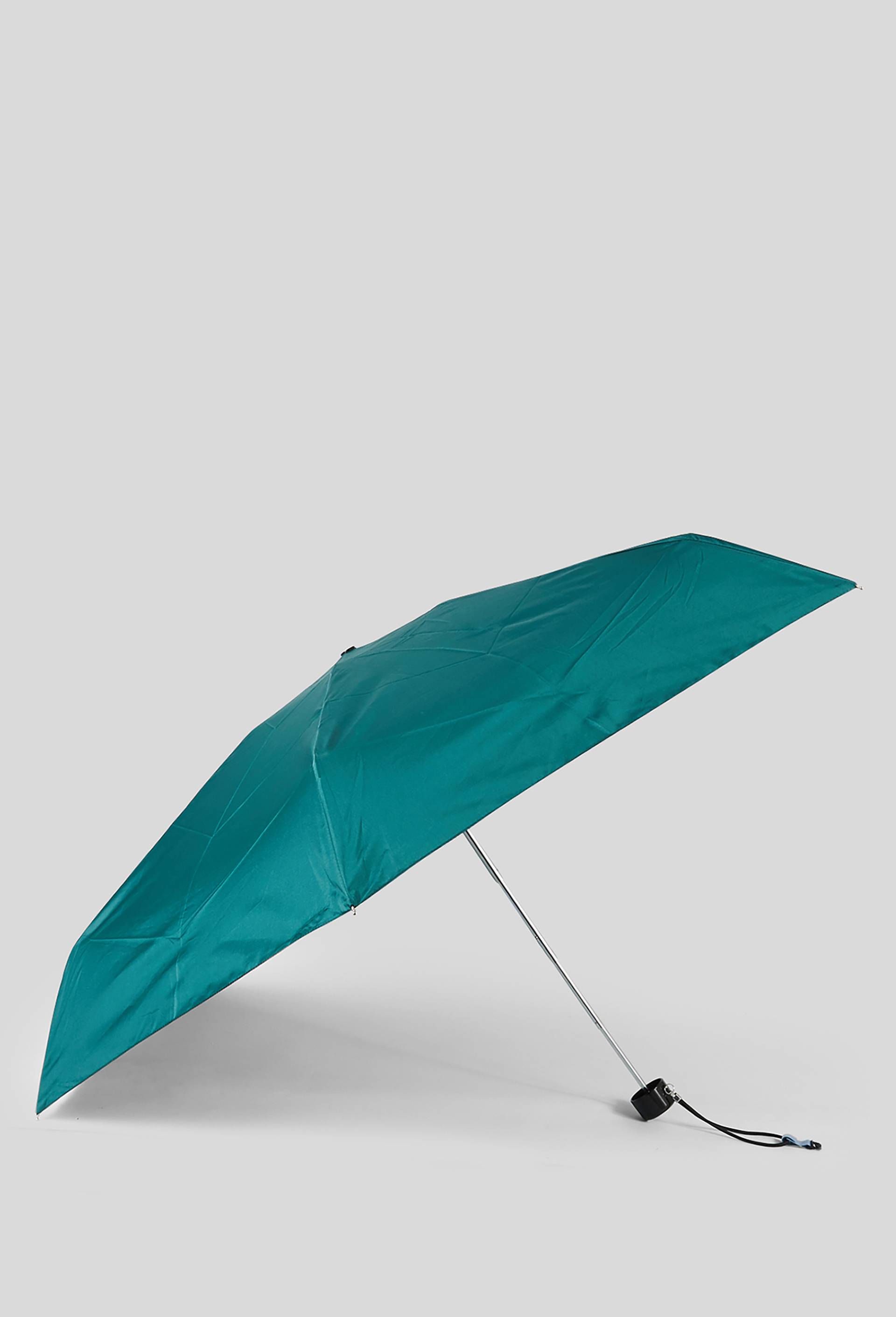 Parapluie manuel mini format uni, Vert, large image number 0
