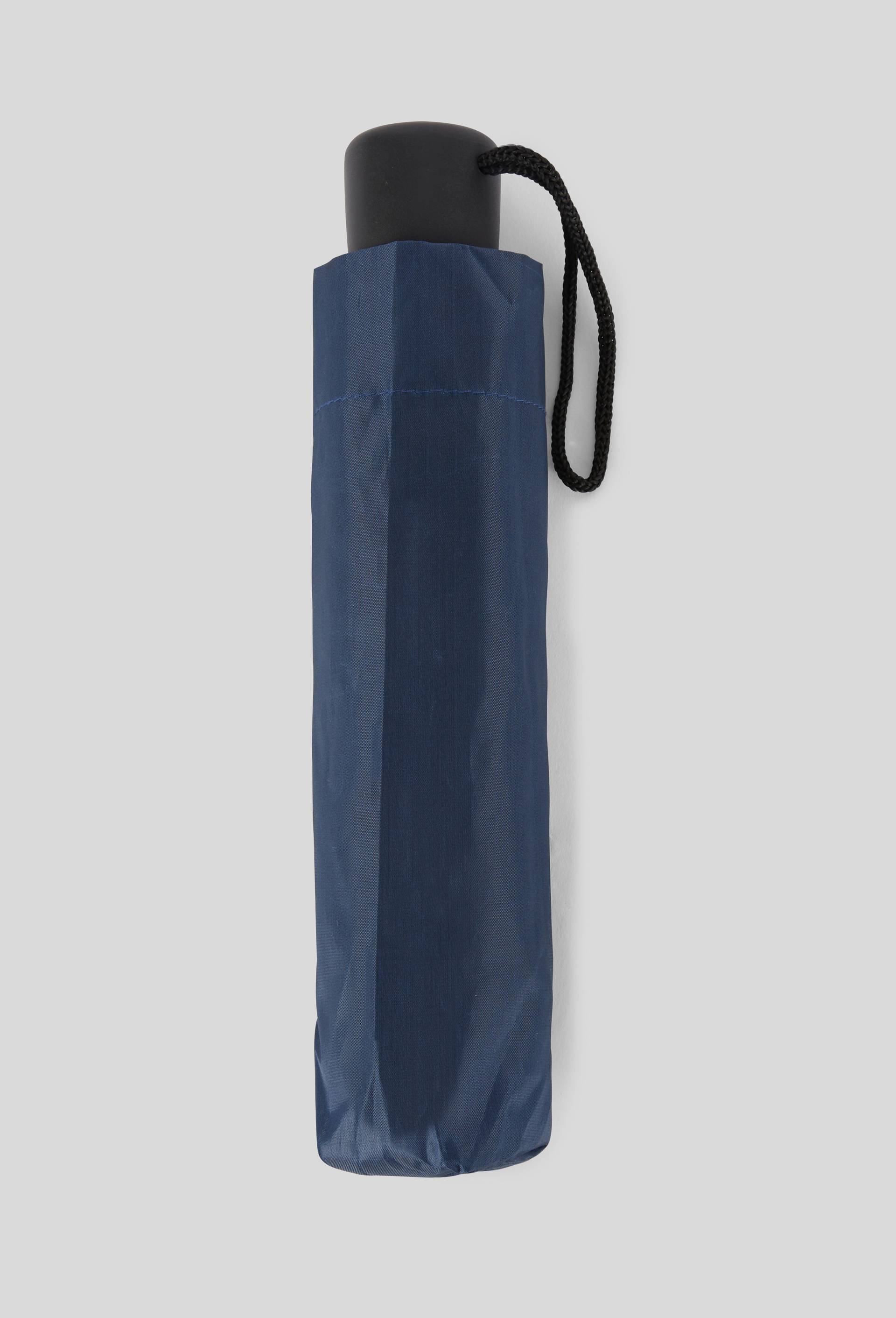 Parapluie  manuel petit format uni, Bleu fonc&eacute;, large image number 0