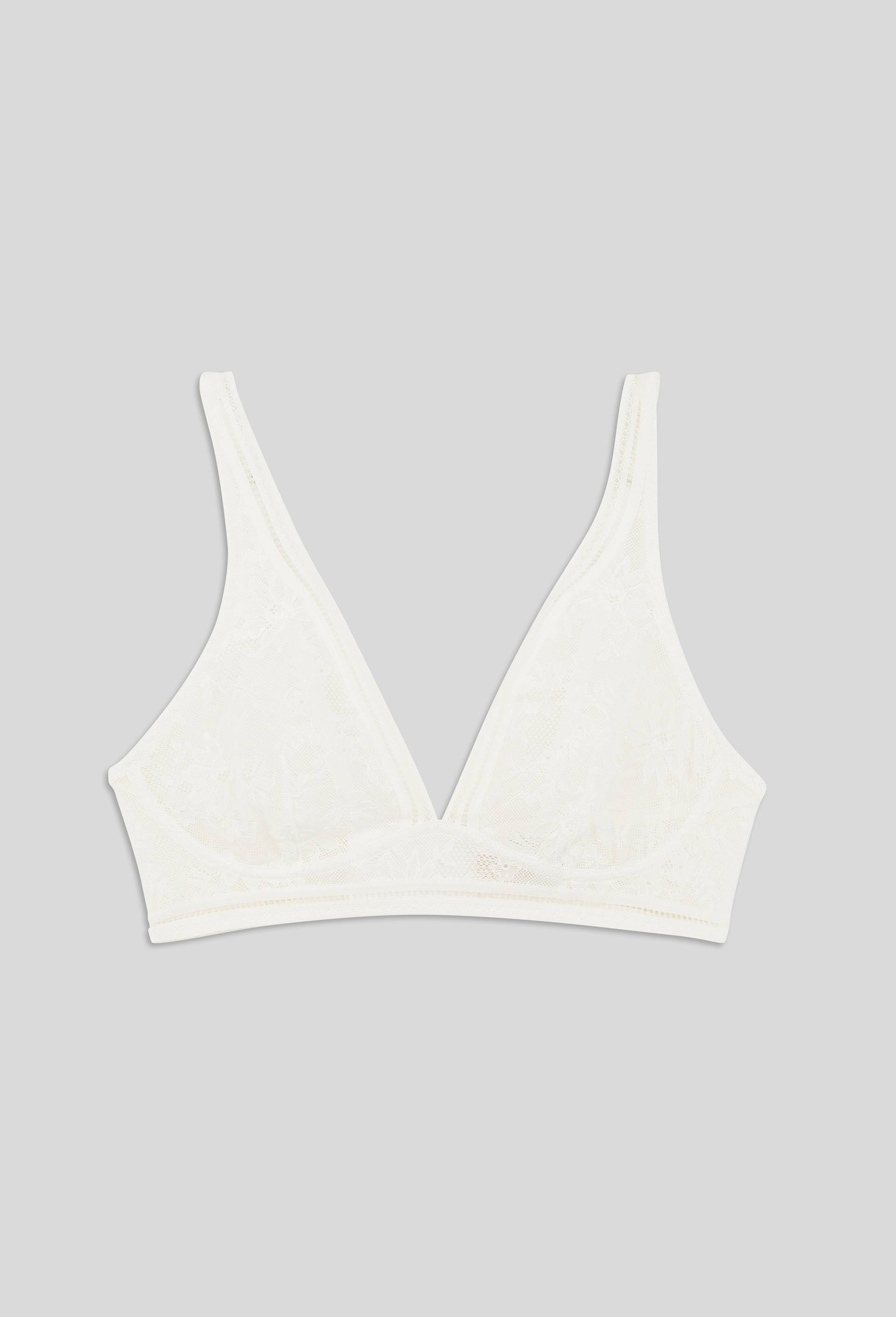 Soutien gorge sans armatures en dentelle Maison Lejaby, Ecru, large image number 0