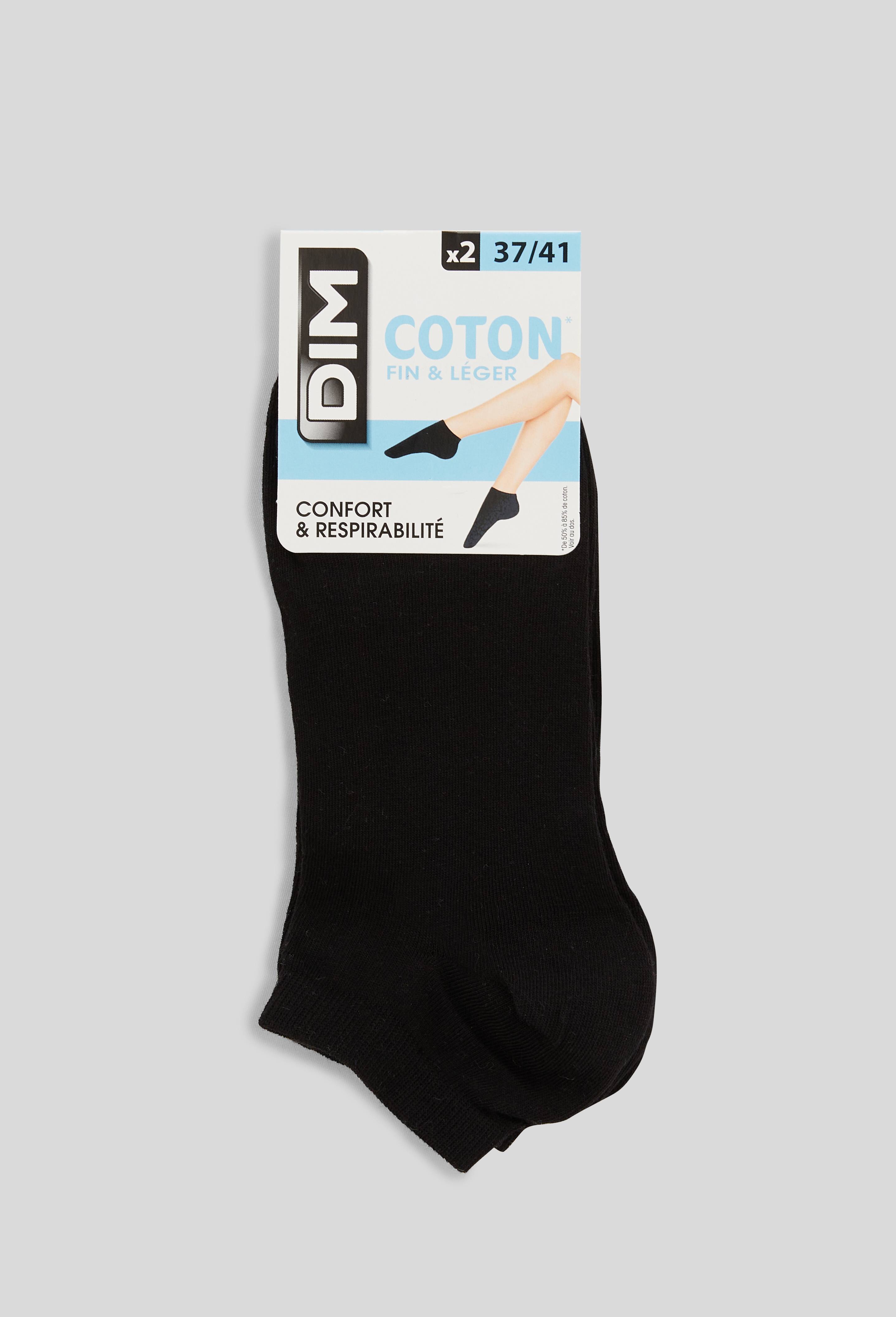 Lot de 2 mini-socquettes en coton - DIM - Modalova