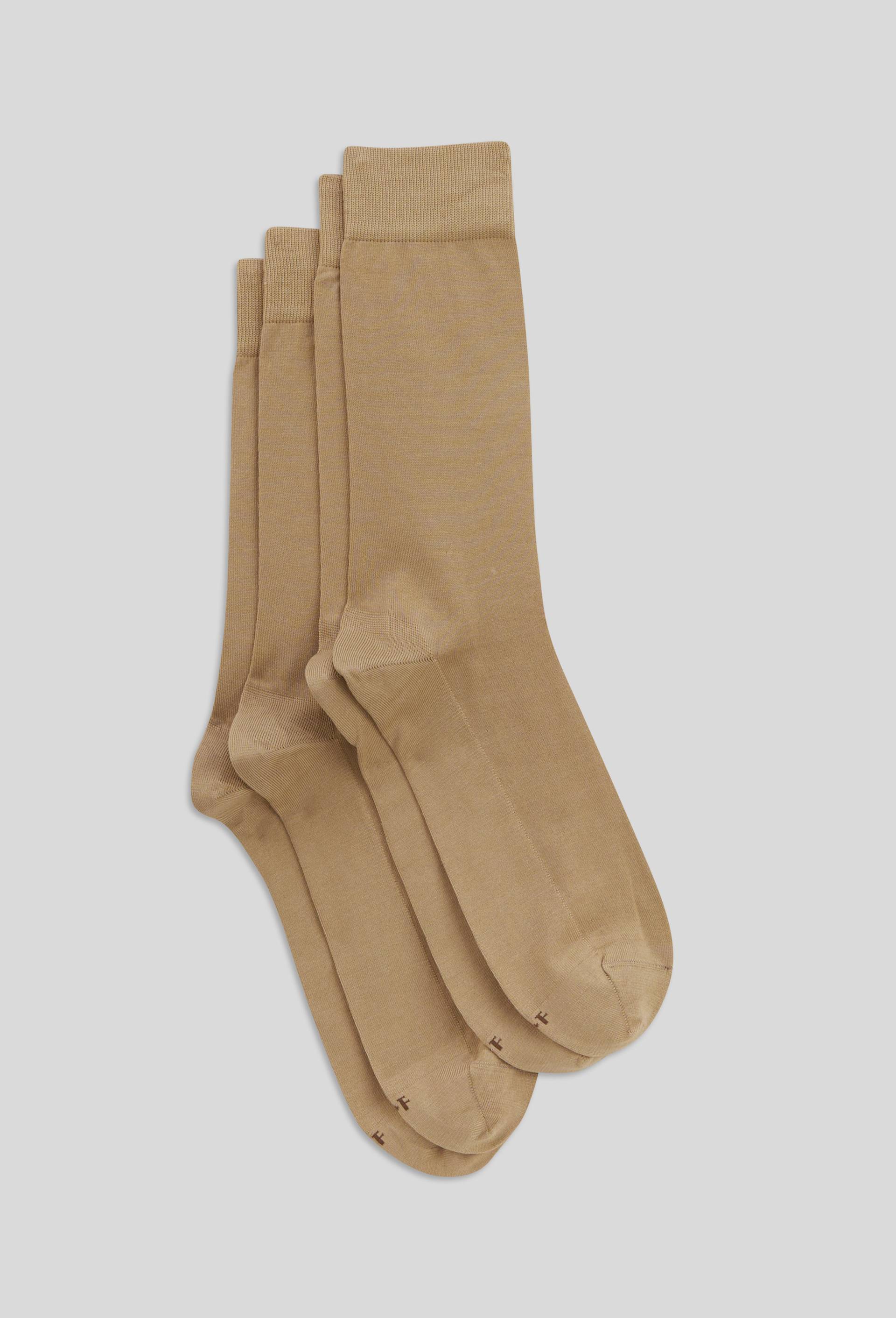 Lot de 2 paires de chaussettes en fil d'&eacute;cosse Bleufor&ecirc;t, Brun clair, large image number 0