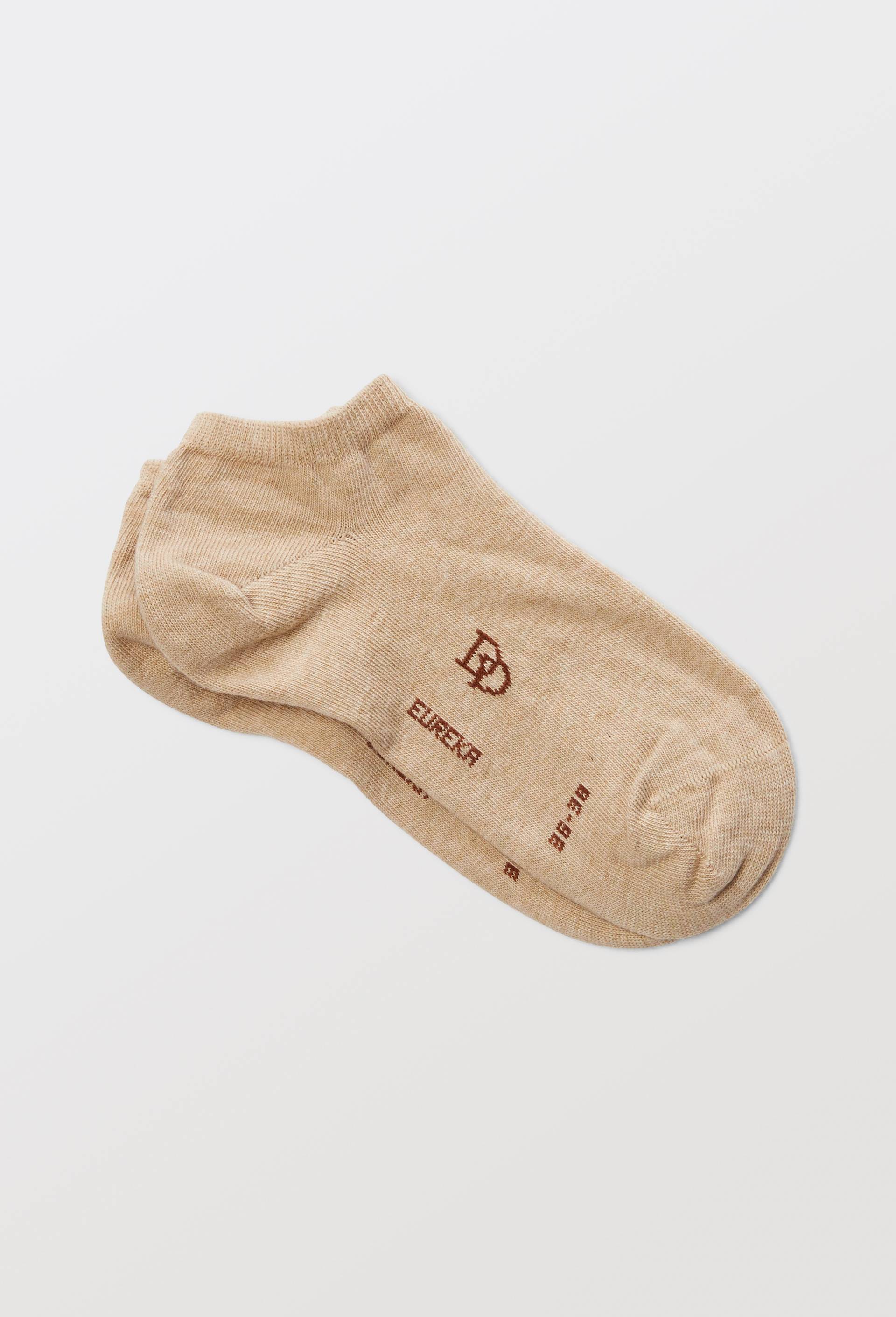 Paire de mini-socquettes en coton Dor&eacute; Dor&eacute;, Brun clair, swatch image