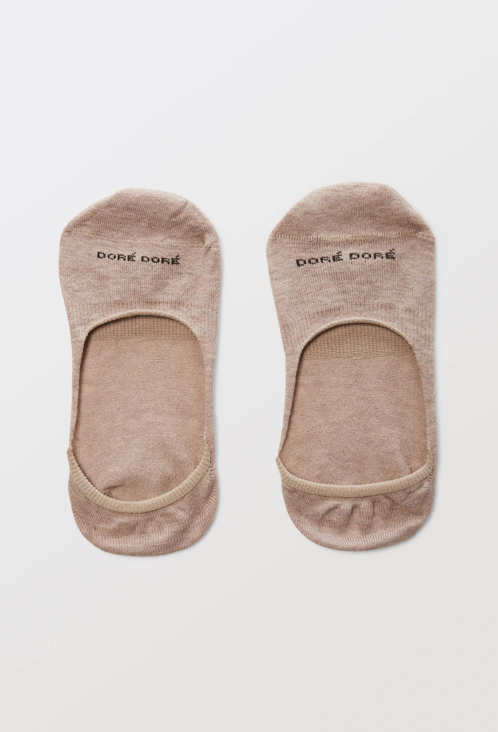Paire de protège pied en coton Doré Doré - DORE DORE - Modalova