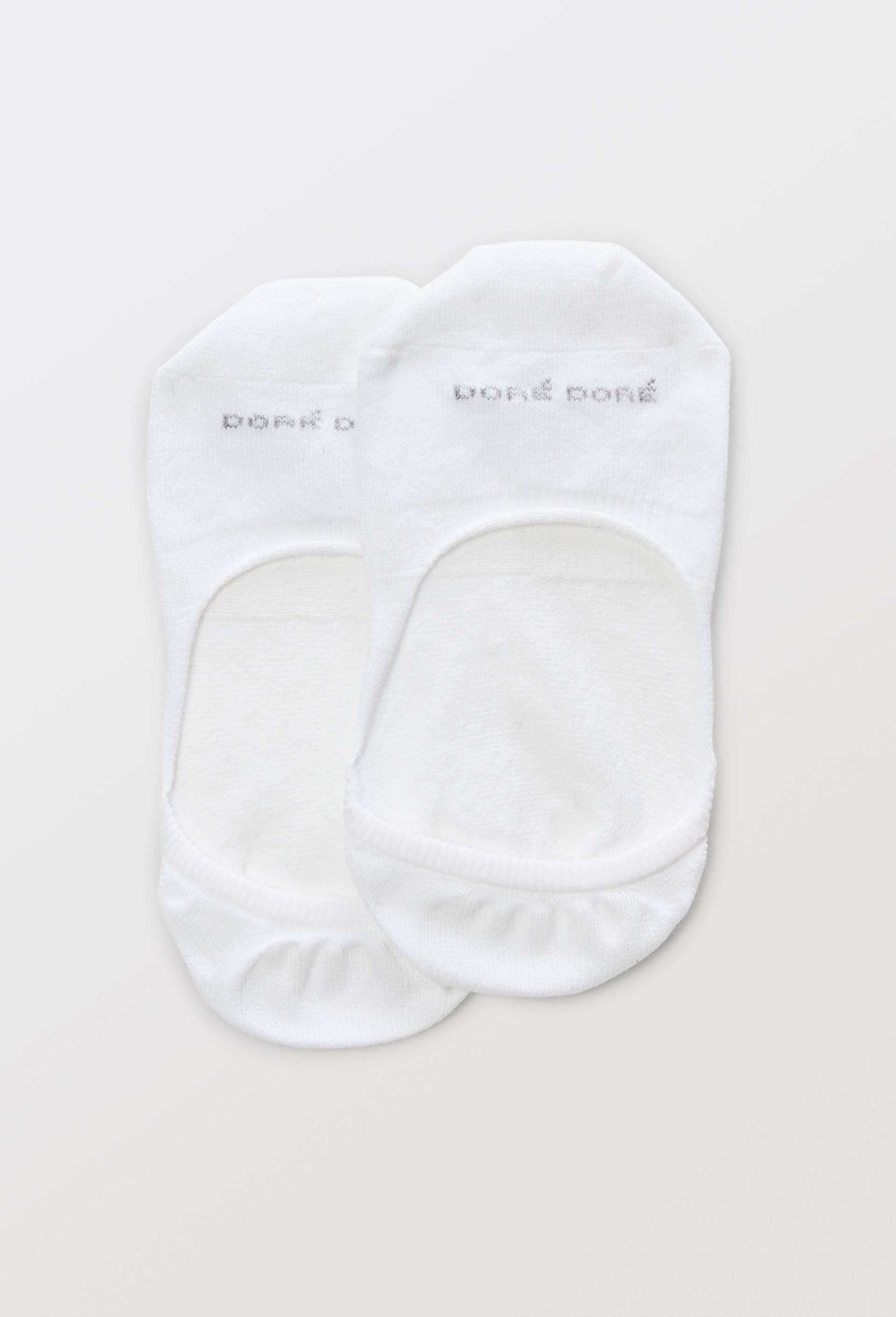 Paire de prot&egrave;ge pied en coton Dor&eacute; Dor&eacute;, Blanc, swatch image