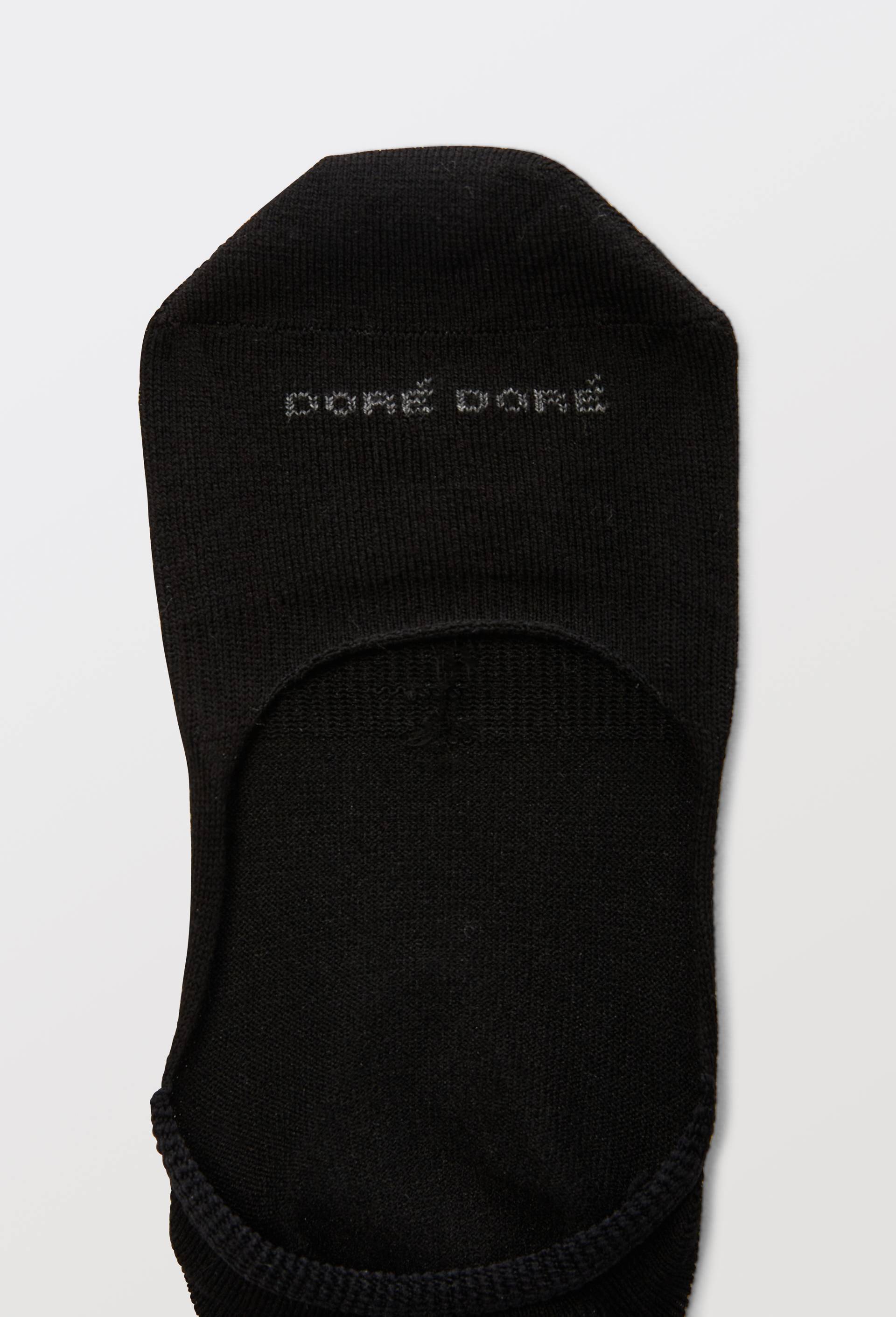Paire de prot&egrave;ge pied en coton Dor&eacute; Dor&eacute;, Noir, large image number 1.0