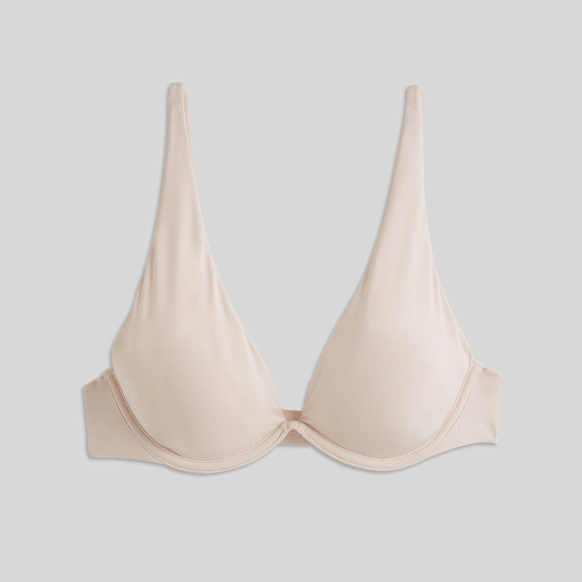 Soutien-gorge triangle foulard invisible ALEXIA en microfibre, Rose clair, large image number 2