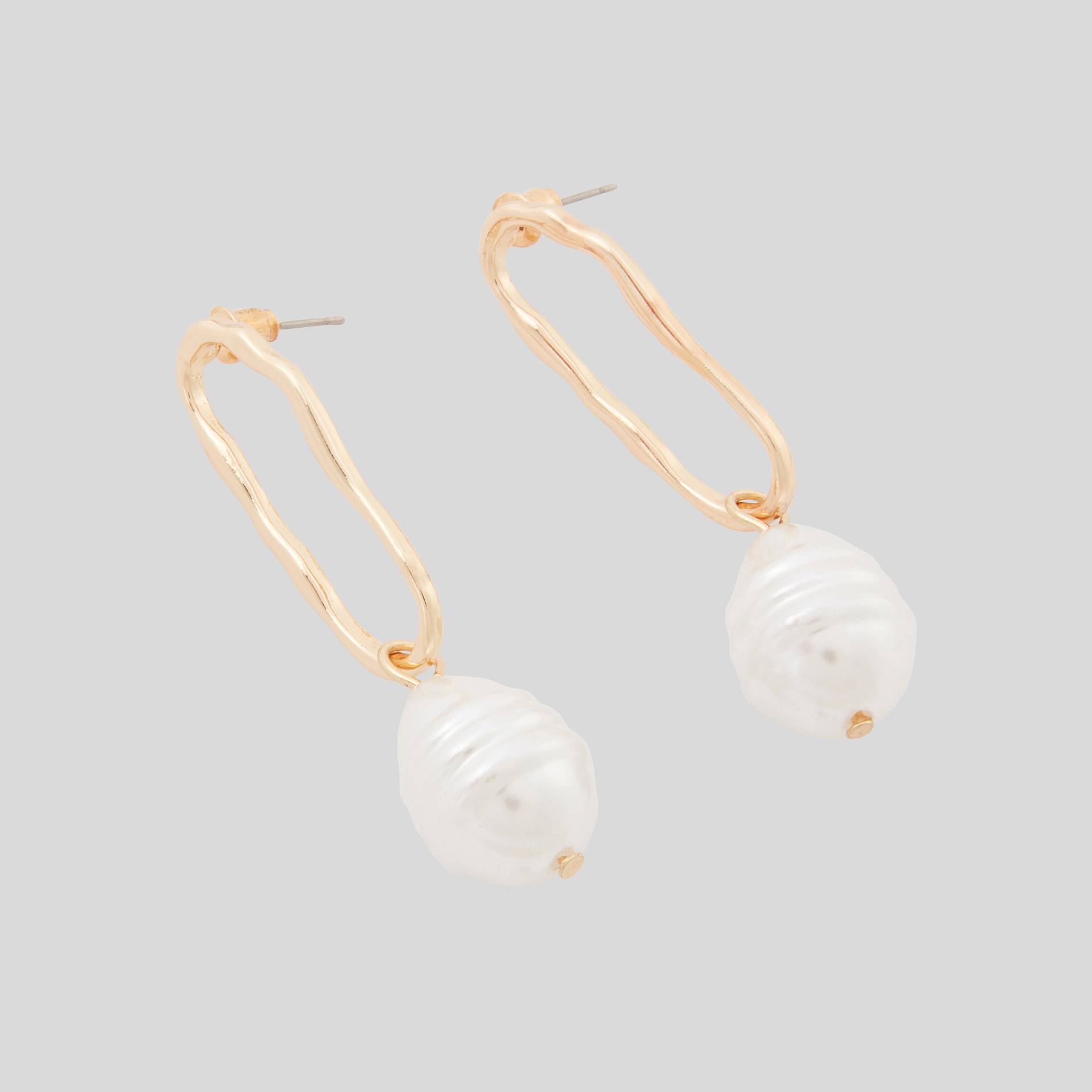 Boucles d oreilles créoles, Or, large image number 1