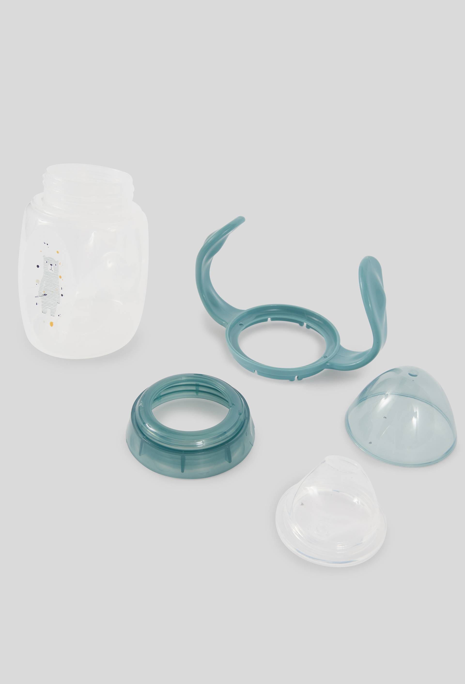 Tasse d'apprentissage antifuite 270ml, Ecru, large image number 2