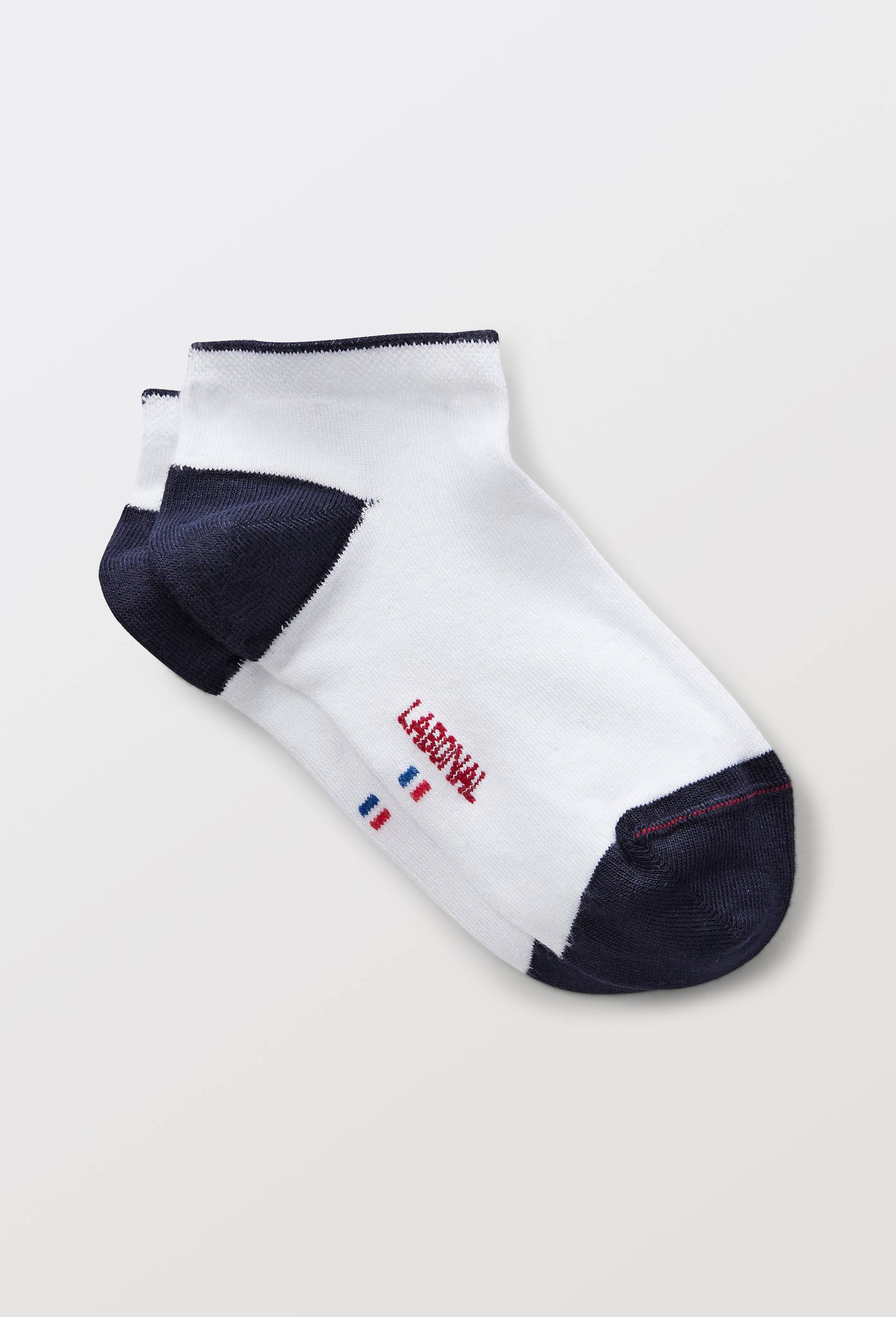 Paire de mini-socquettes en bambou Labonal, Blanc, swatch image