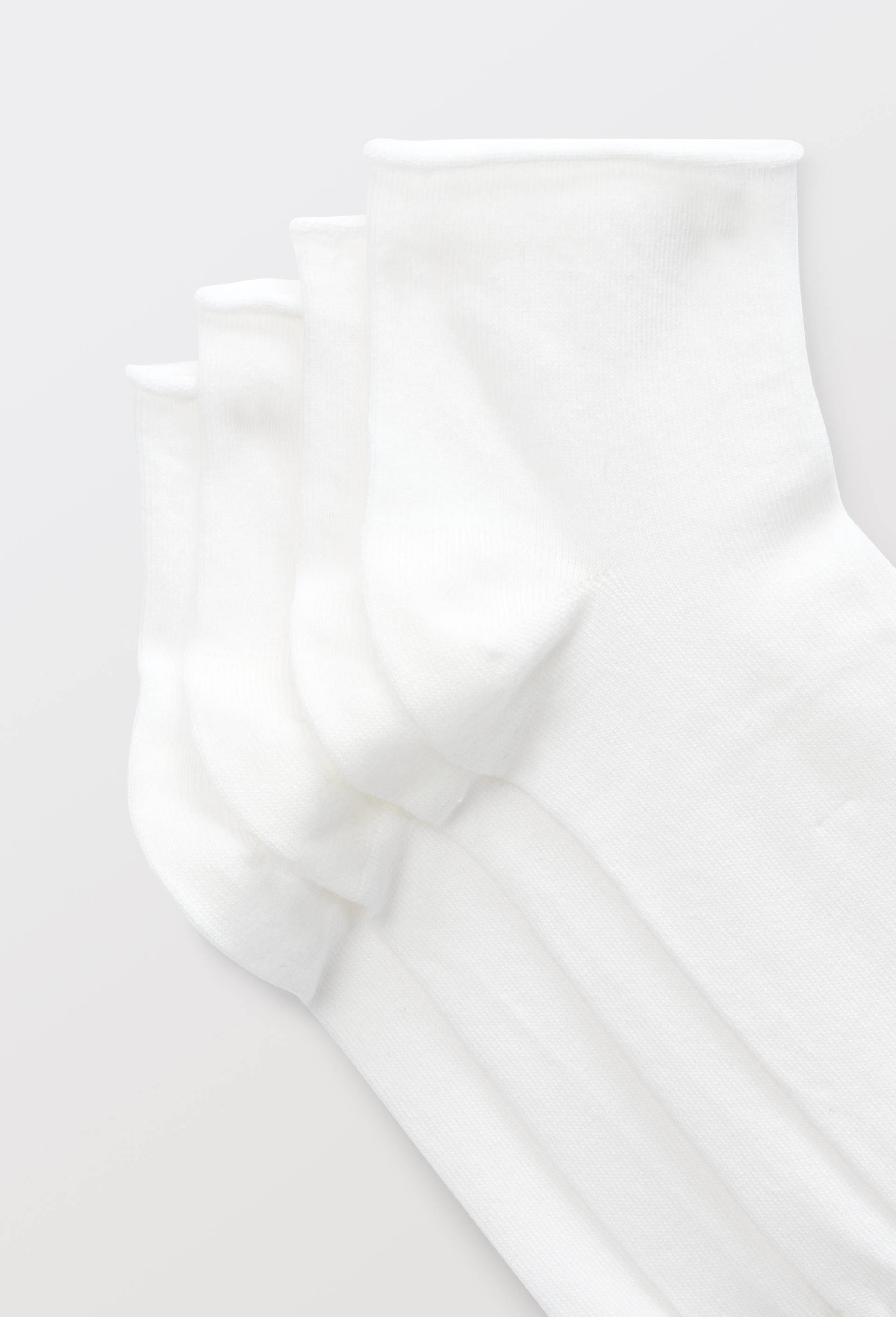 Lot de 2 socquettes en coton Bleufor&ecirc;t, Blanc, large image number 1