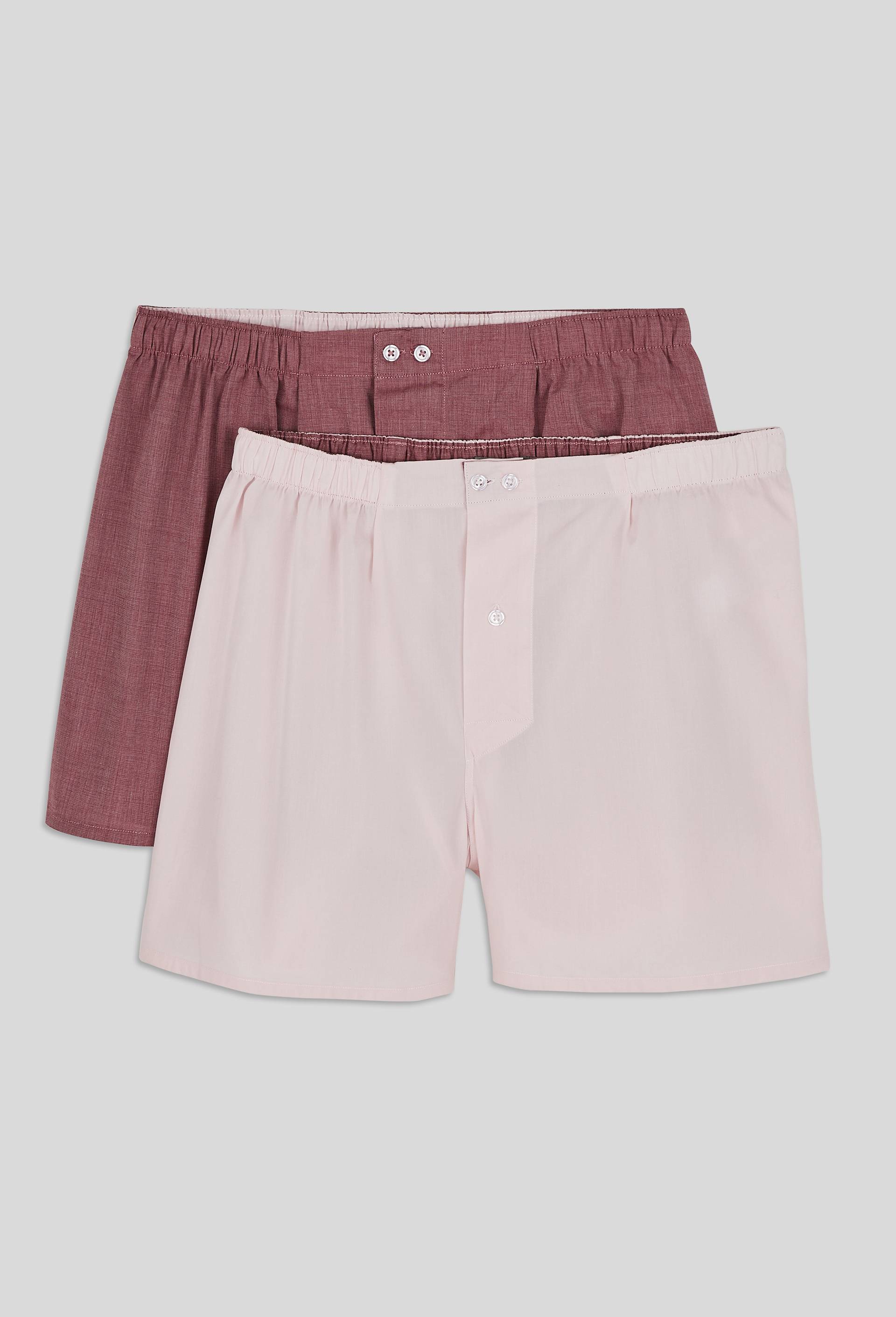 Lot de 2 caleçons en coton BIO GOTS, Rose, swatch image