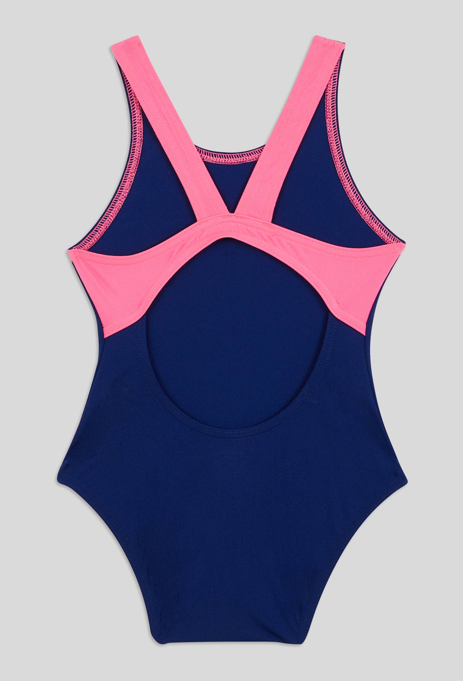 Maillot de bain 1 pi&egrave;ce, Bleu fonc&eacute;, large image number 1.0