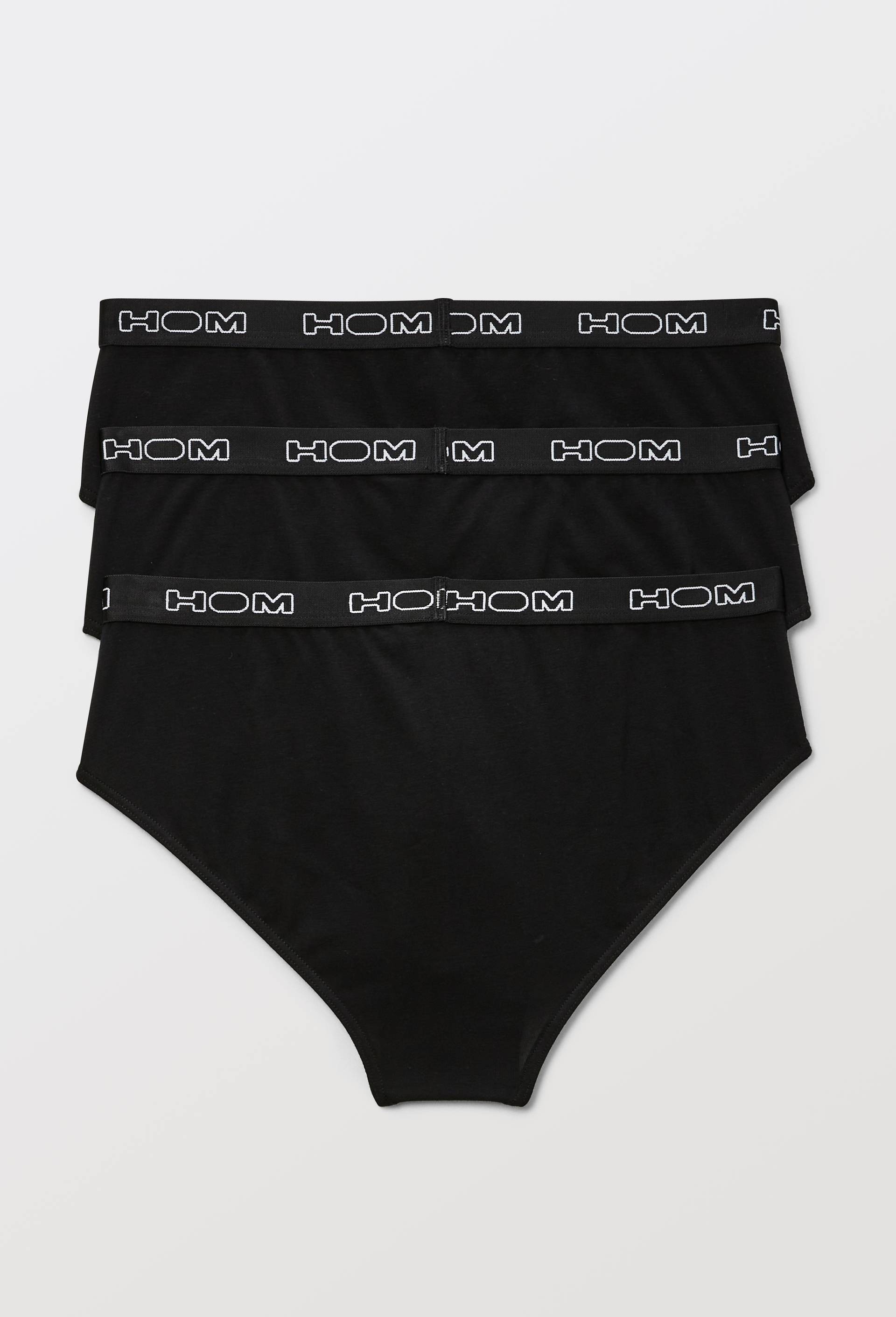 Lot de 3 slips en coton HOM, Noir, large image number 1.0