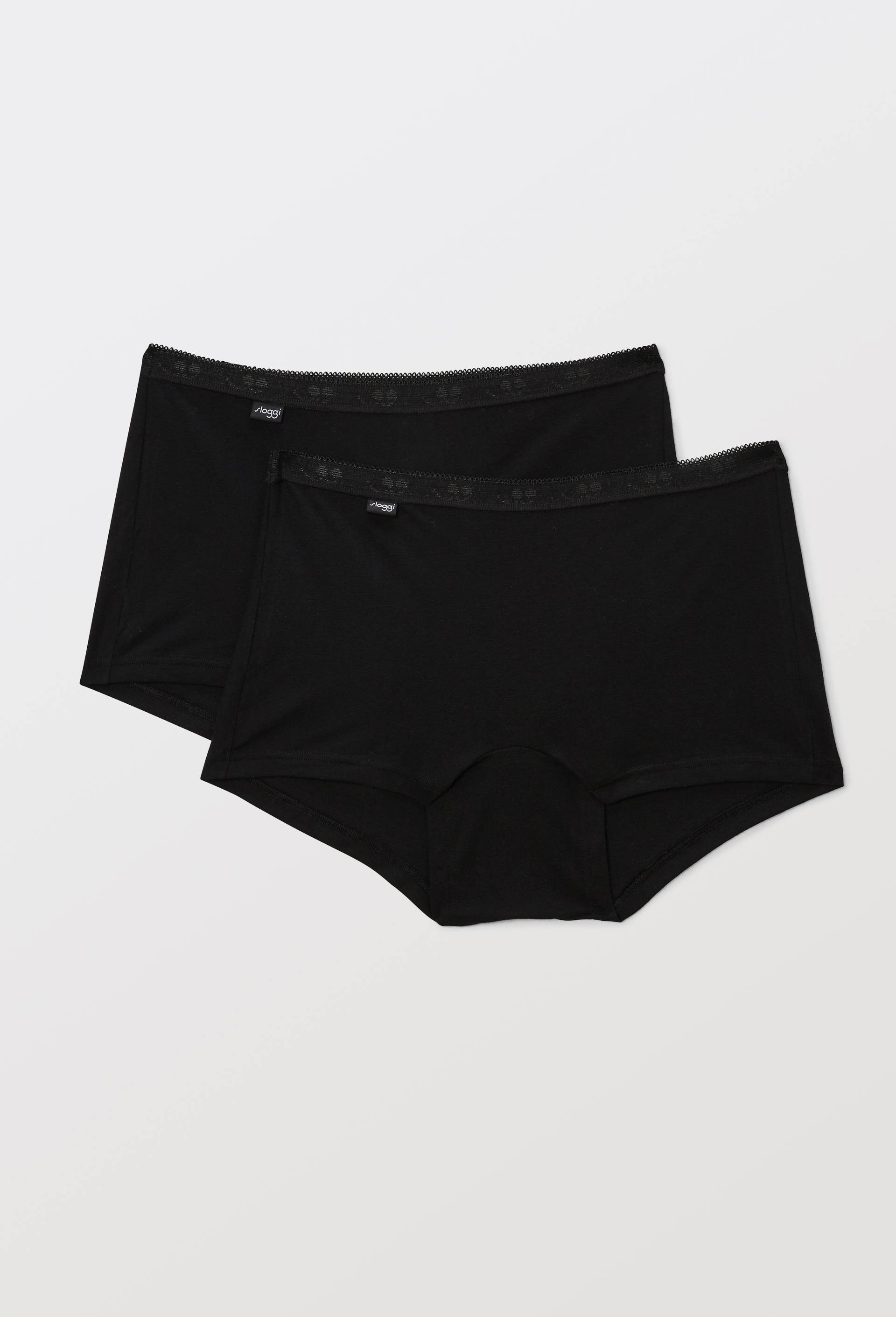 Lot de 2 shorty en coton Sloggi, Noir, swatch image