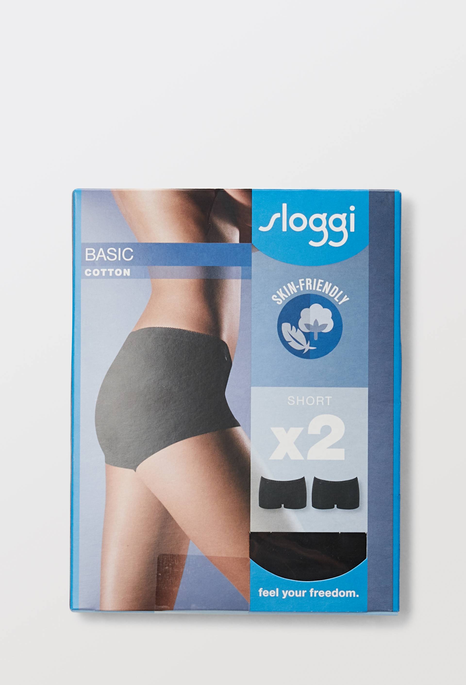 Lot de 2 shorty en coton Sloggi, Noir, large image number 3.0