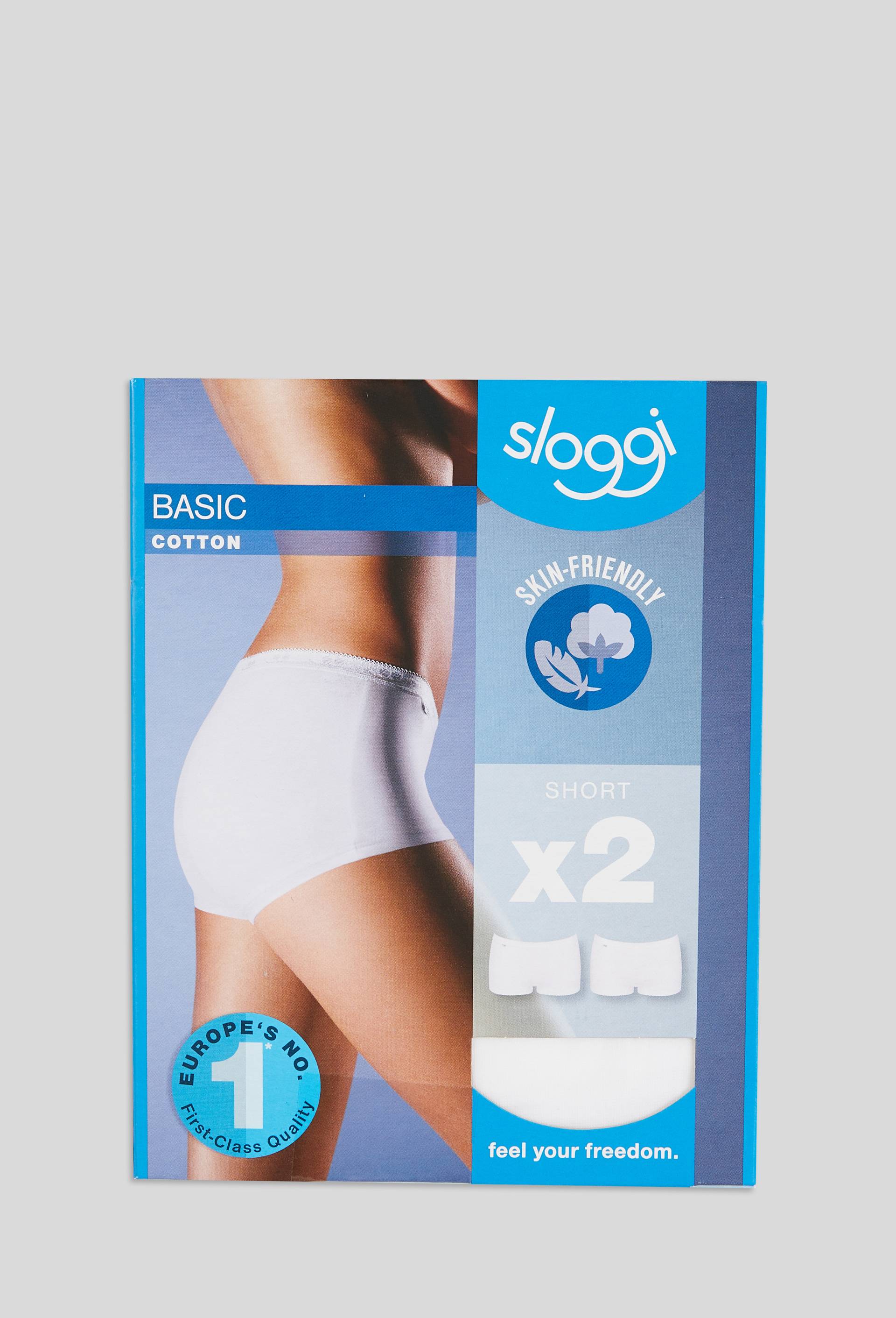 Lot de 2 shorty en coton Sloggi, Blanc, swatch image