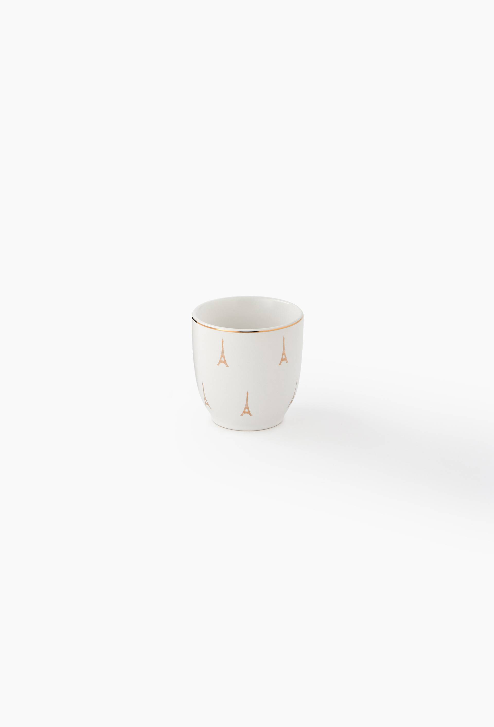 Tasse imprim&eacute;e tour Eiffel, en porcelaine,11,5 x 8,5 x 9,4cm, , large image number 0