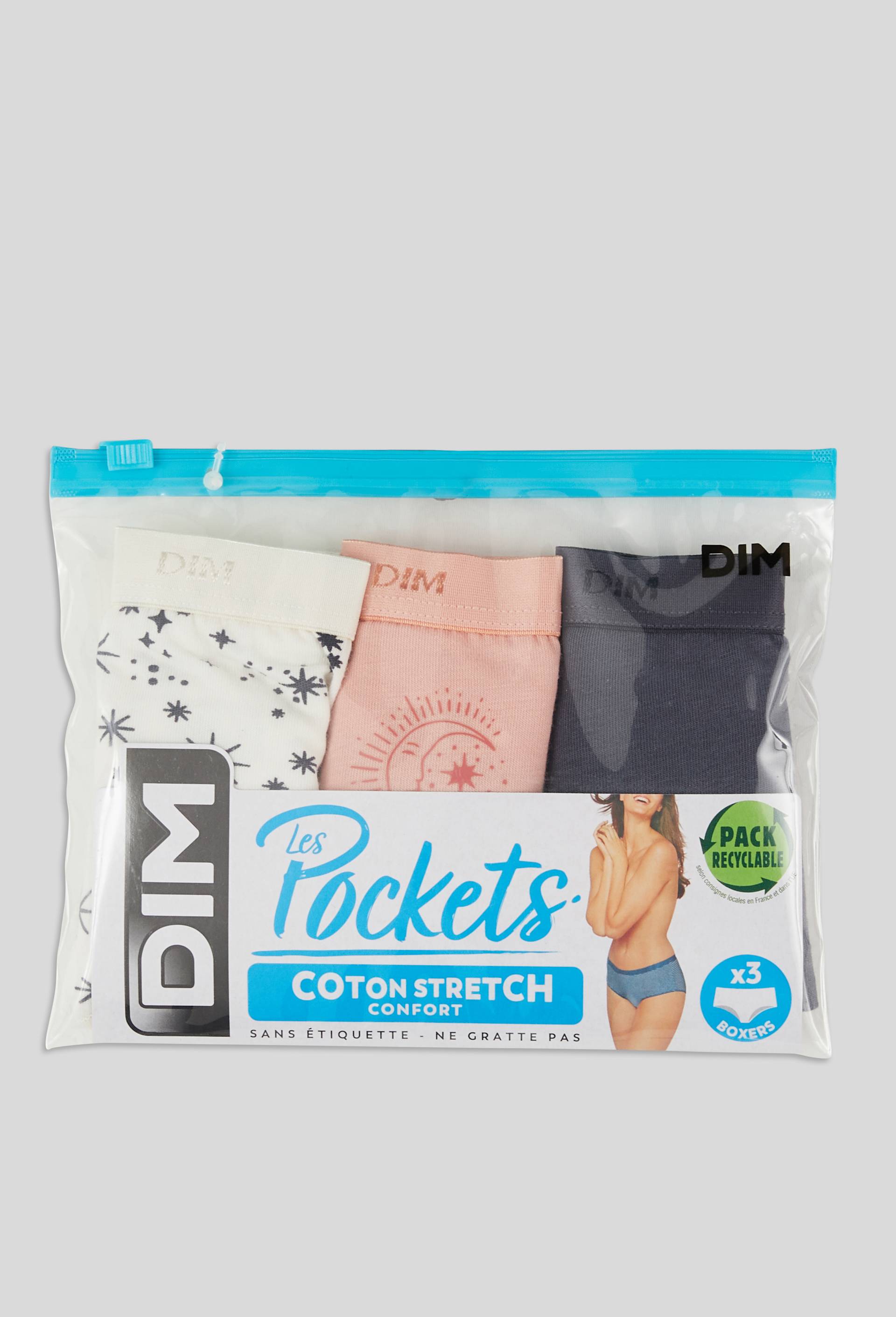 Soutien gorge maintien avec armature et tulle DIM, Rose, swatch image