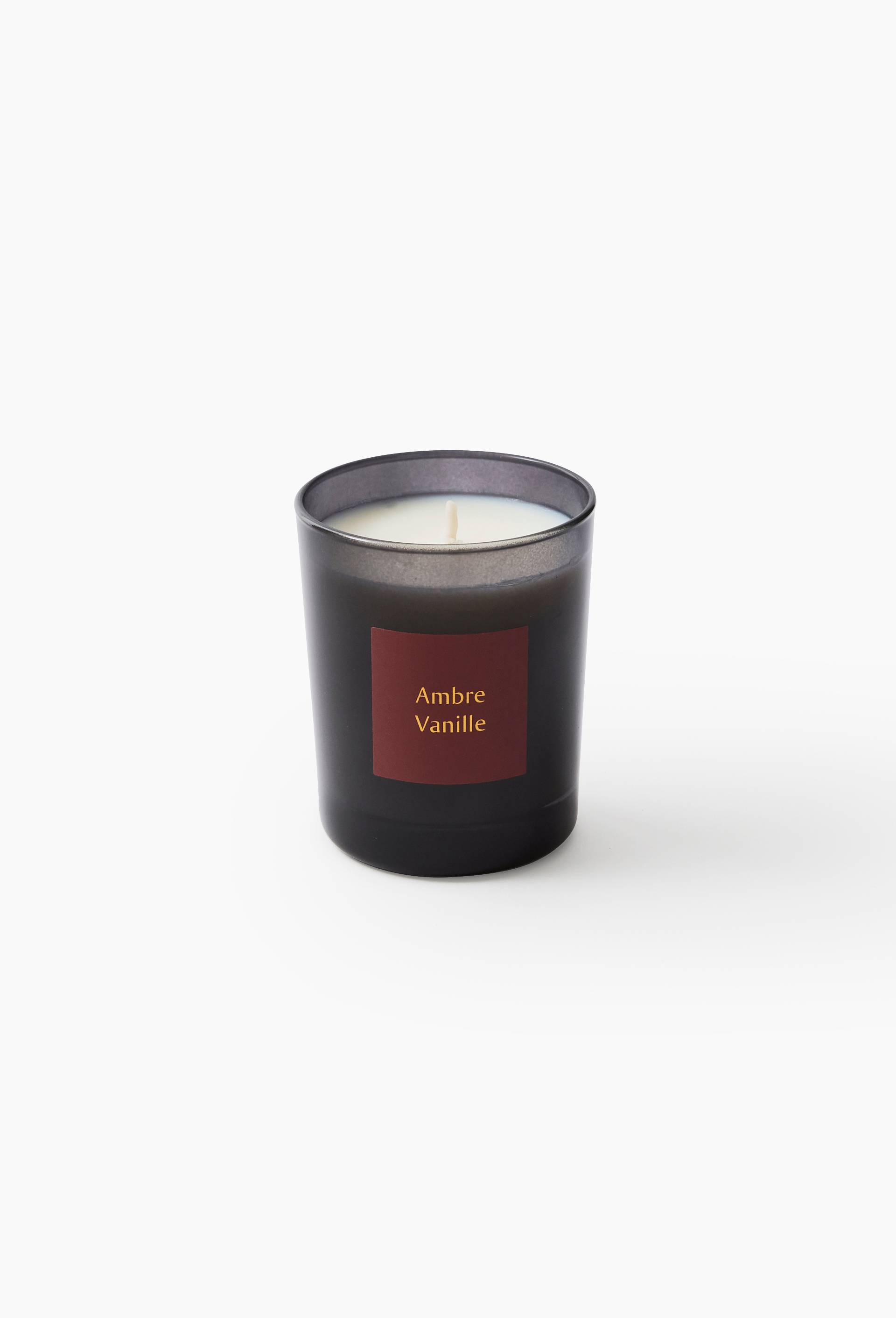 Bougie dans pot, parfum Ambre et Vanille, 180gr, , large image number 0.0