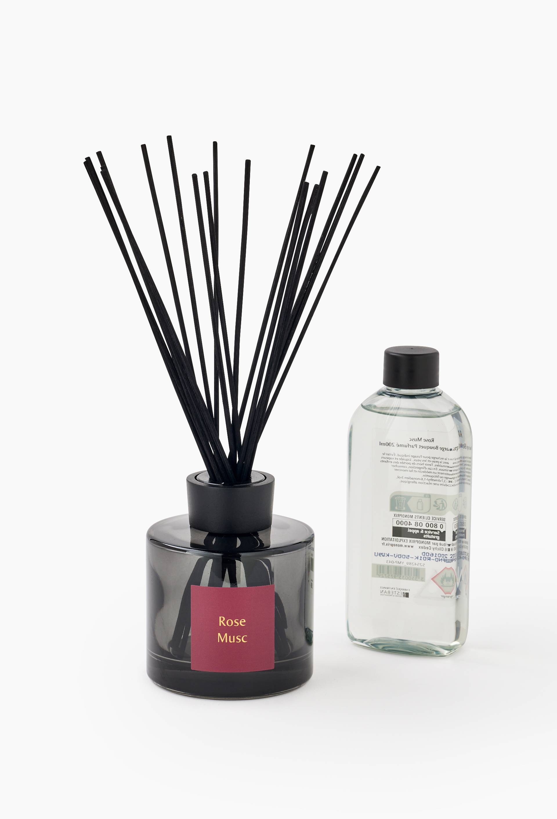 Diffuseur, parfum Rose et Musc, 200ml, , large image number 0