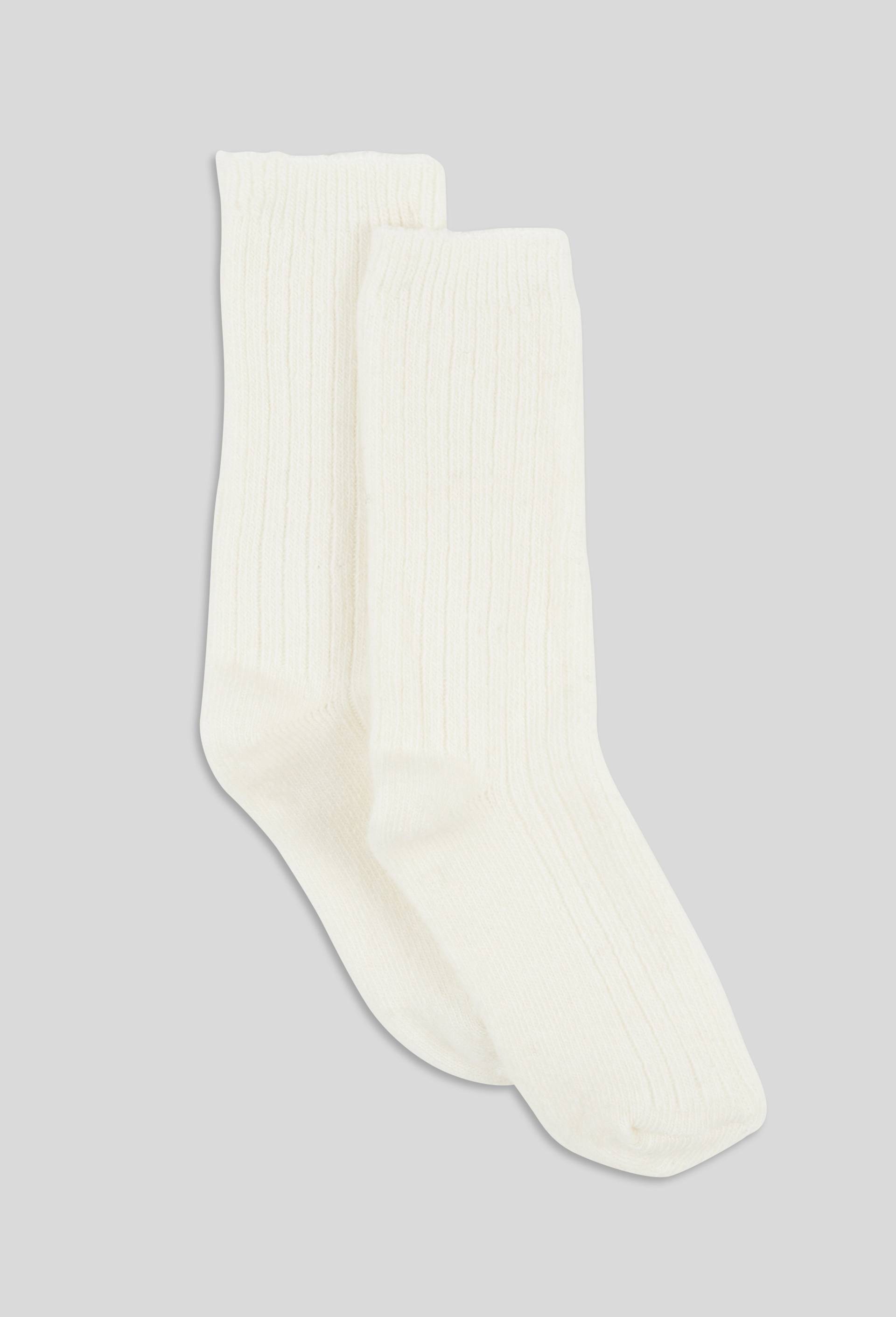 Chaussettes chaudes, Ecru, swatch image