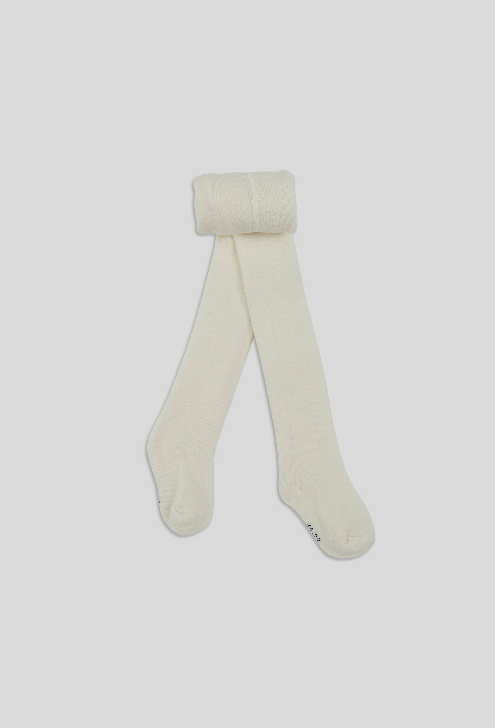 Collant bouclette contenant du coton BIO, Ecru, large image number 0