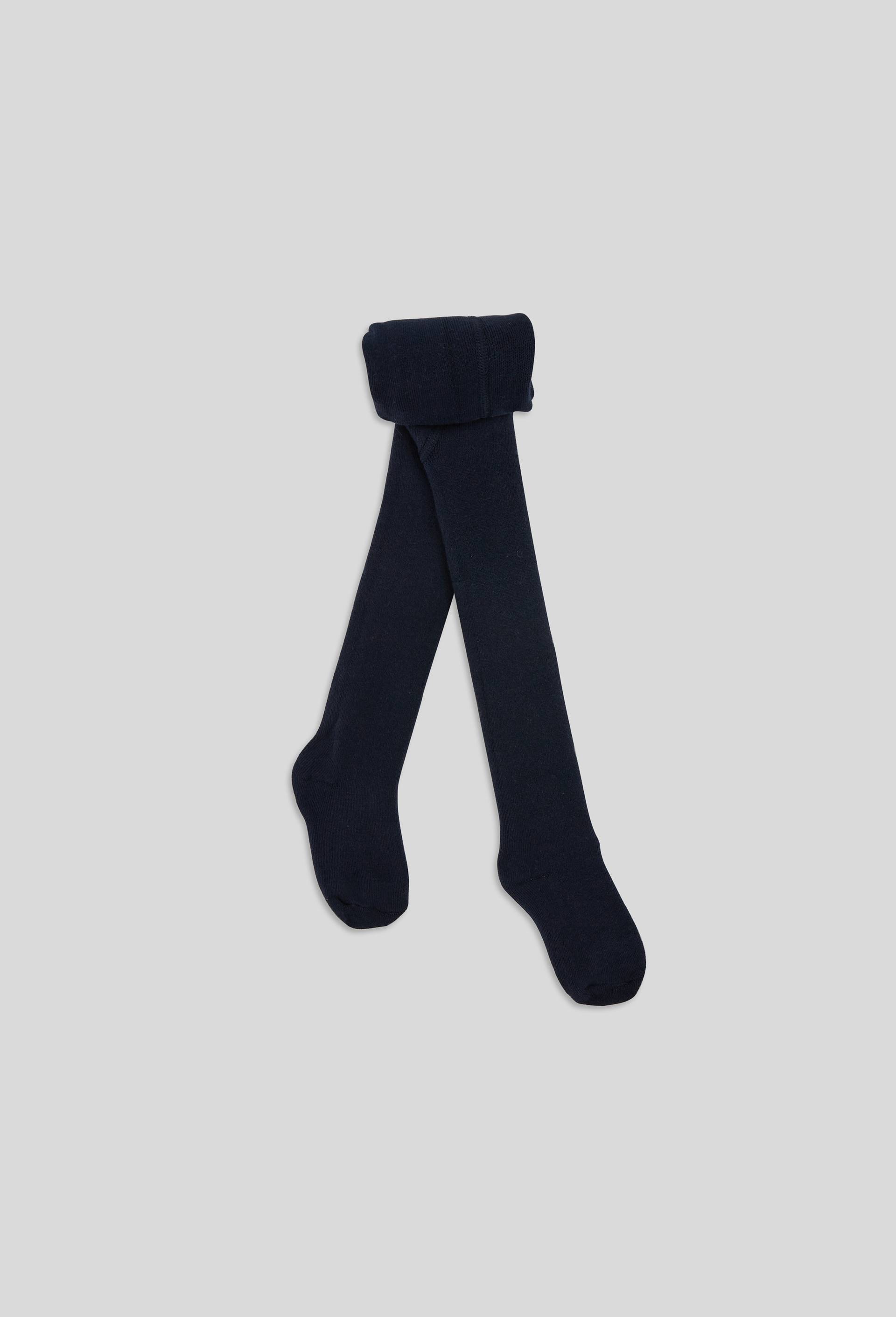 Collant bouclette contenant du coton BIO, Bleu fonc&eacute;, swatch image