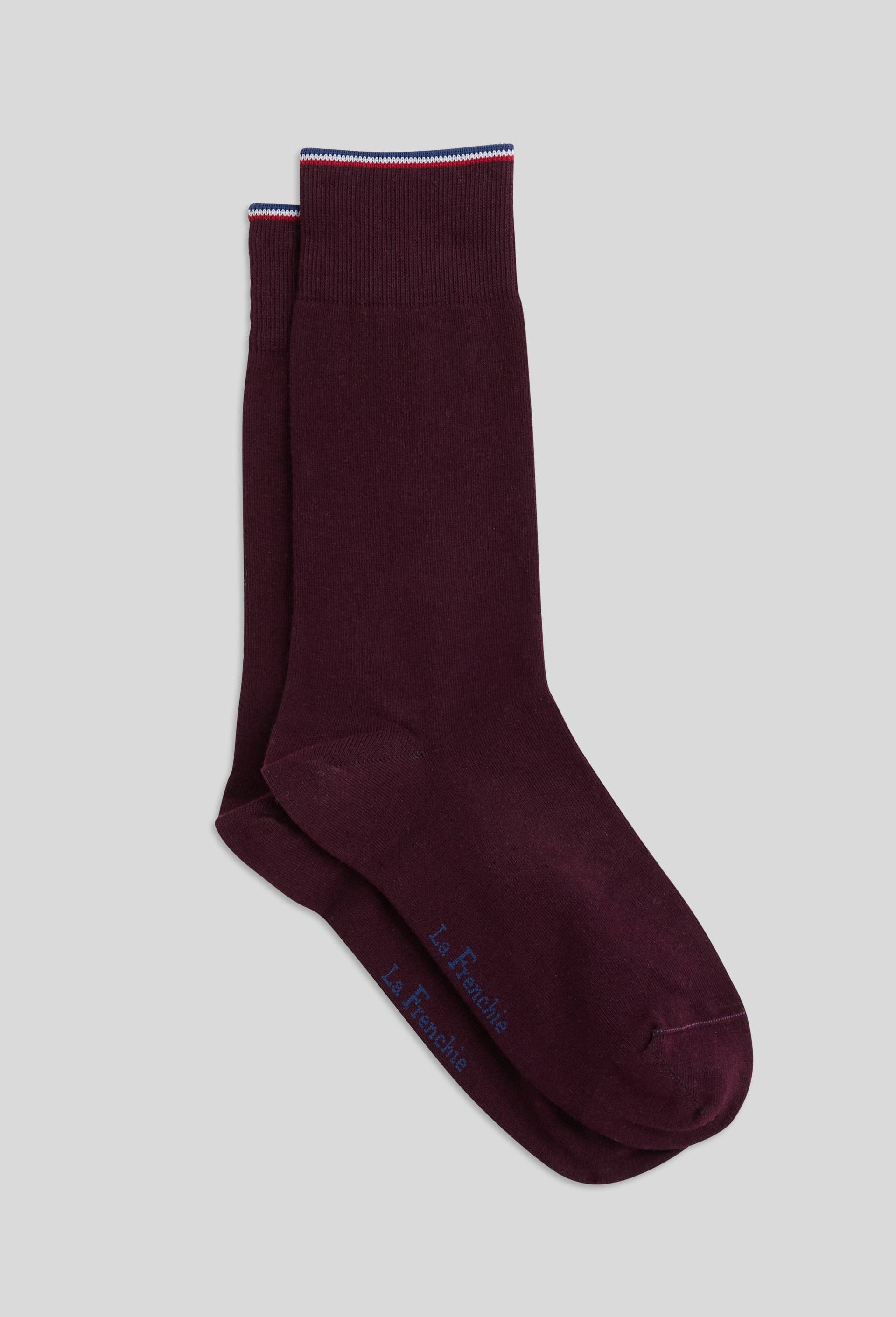 Paire de chaussettes en coton BIO La Frenchie, Violet, large image number 1