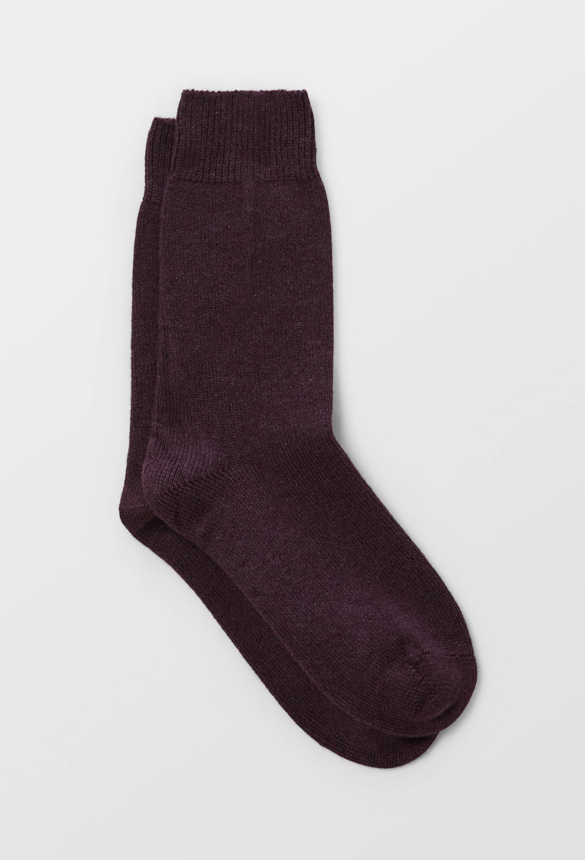 Paire de chaussettes contenant du cachemire Dor&eacute; Dor&eacute;, Violet, large image number 0.0