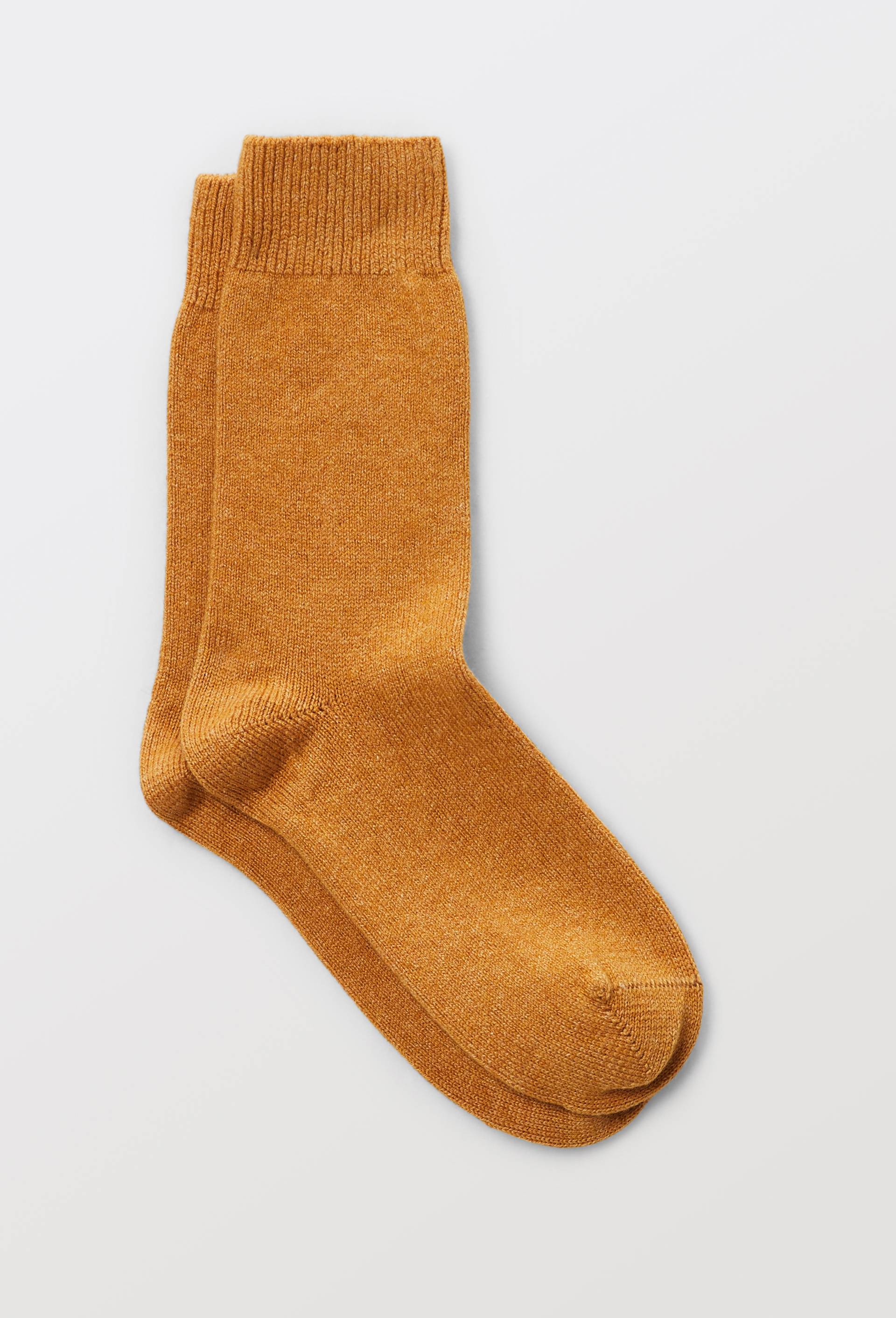 Paire de chaussettes contenant du cachemire Dor&eacute; Dor&eacute;, Jaune, large image number 0
