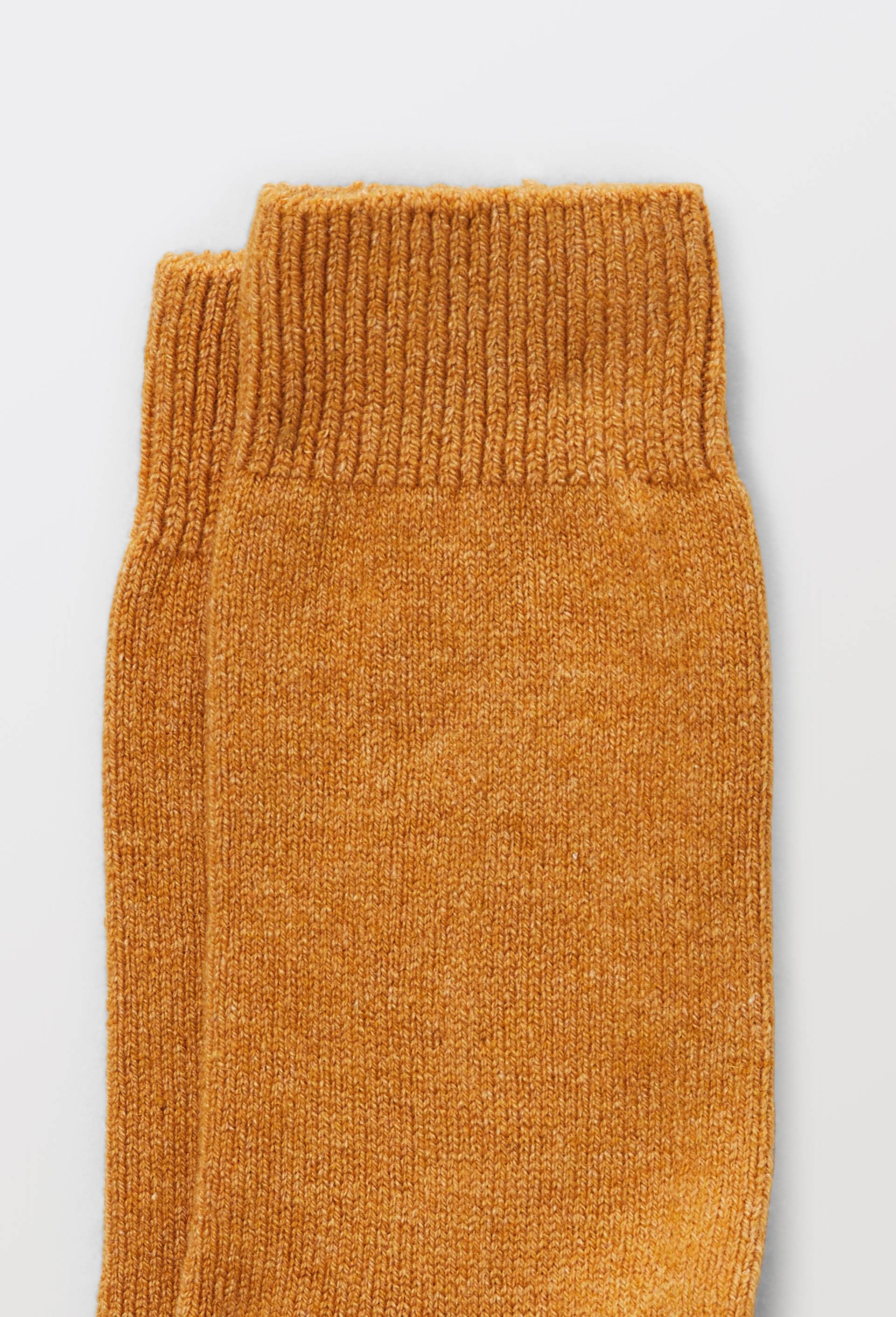 Paire de chaussettes contenant du cachemire Dor&eacute; Dor&eacute;, Jaune, large image number 1.0